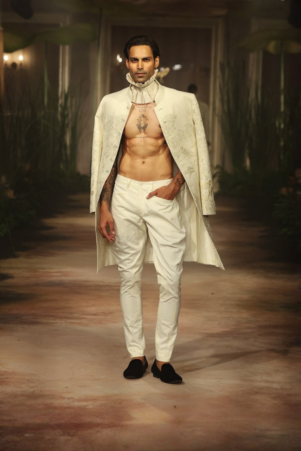 Ivory Matka Mens Sherwani