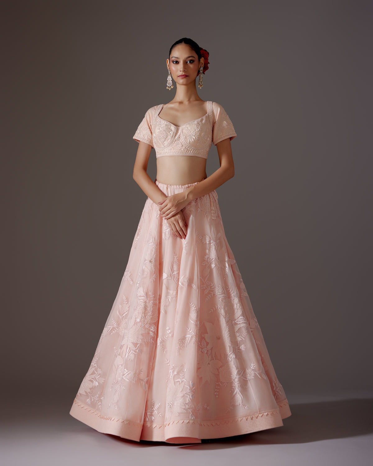 Ethereal Organza Lehenga Set