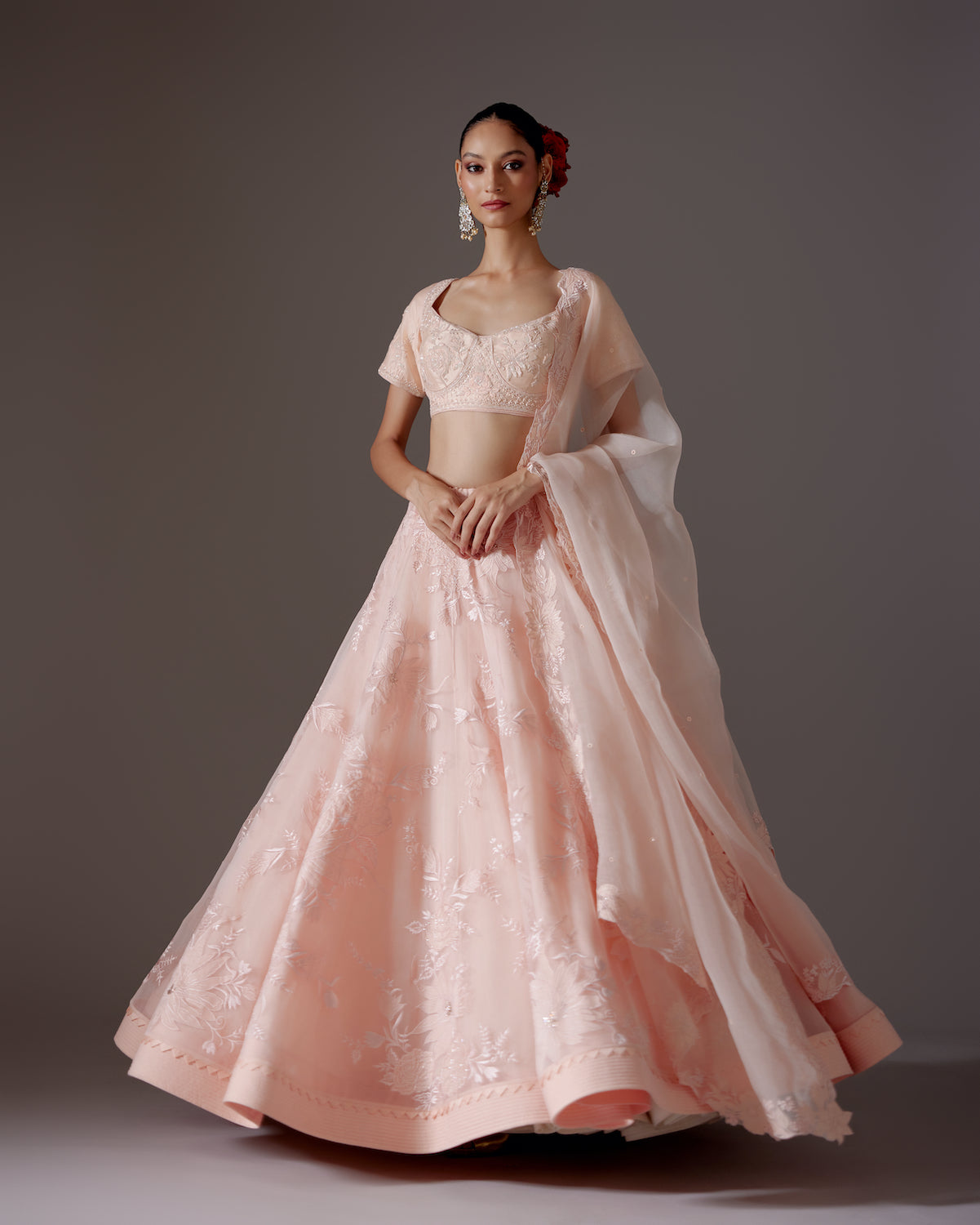 Ethereal Organza Lehenga Set