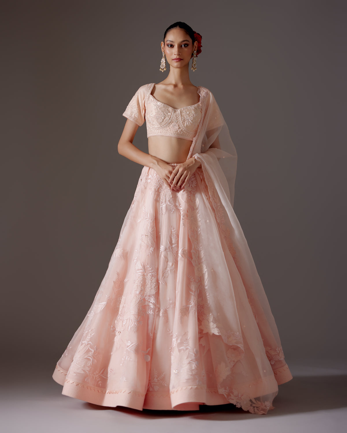 Ethereal Organza Lehenga Set