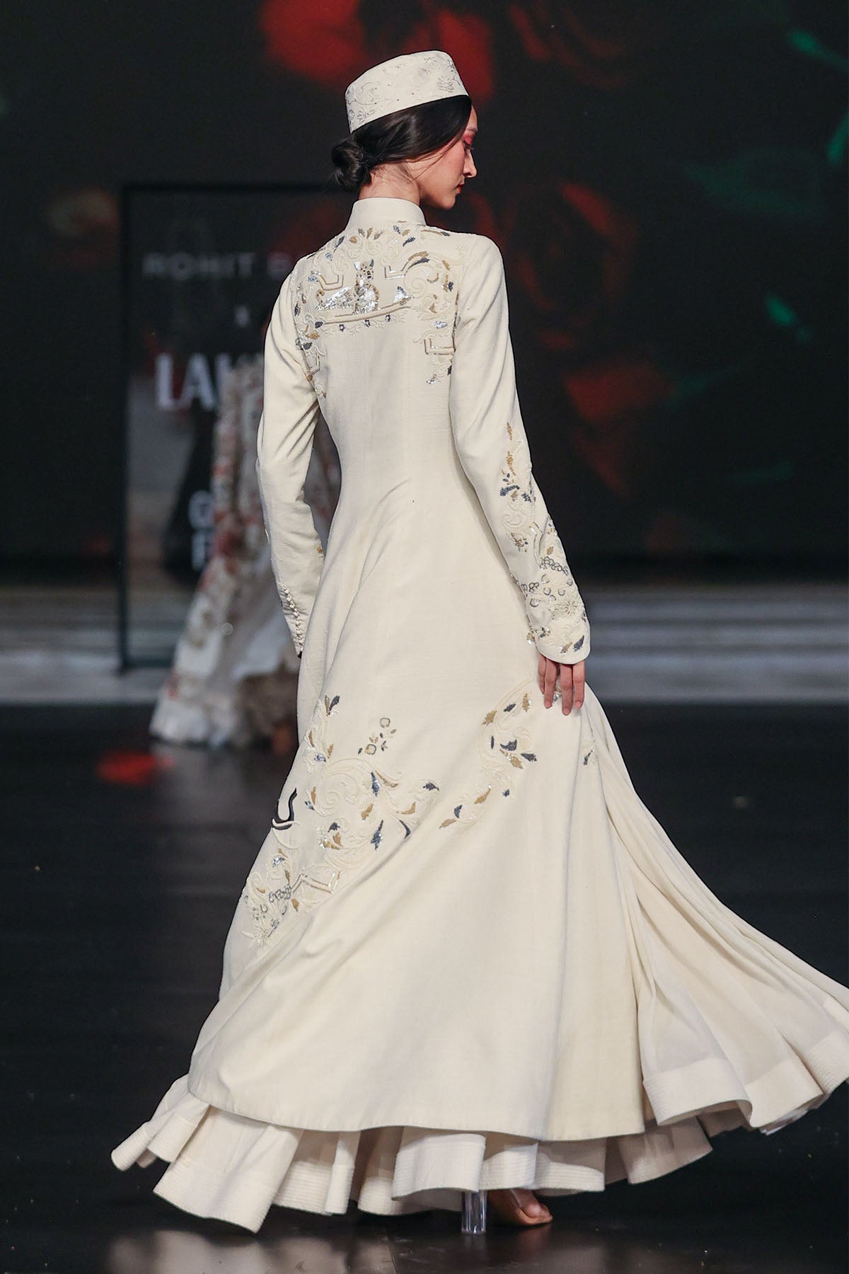 Women's Long Jacket With Embroidery