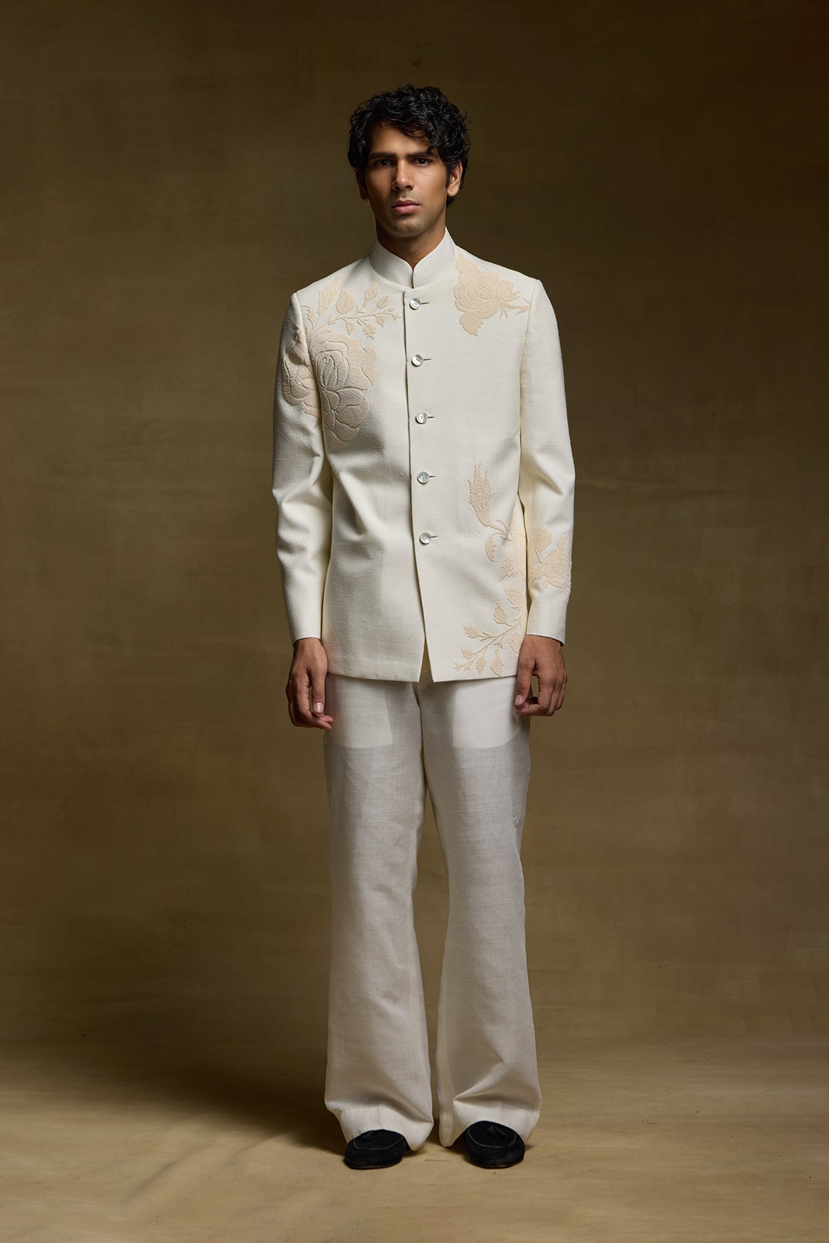 Ivory Luxe Mens Bandgala