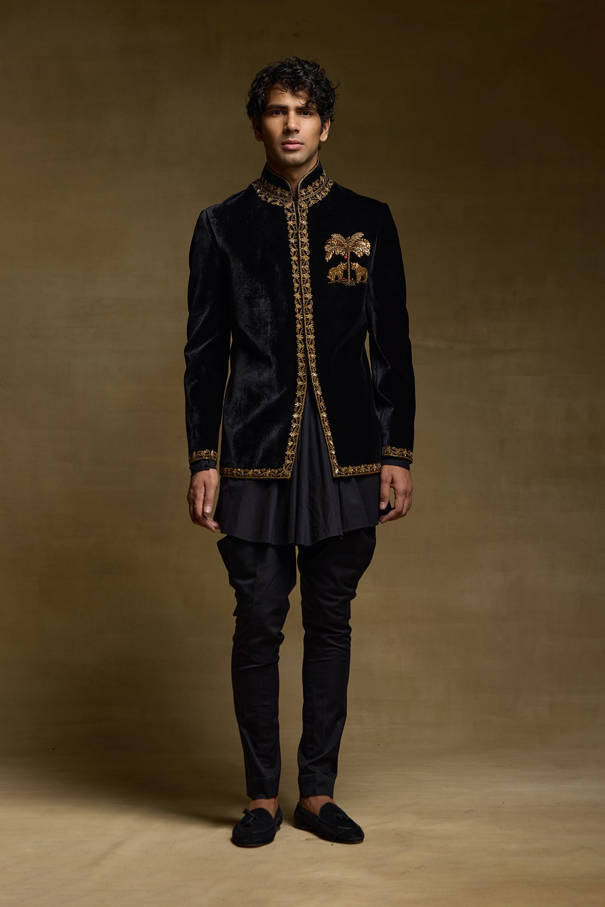 Black Noble Mens Bandgala