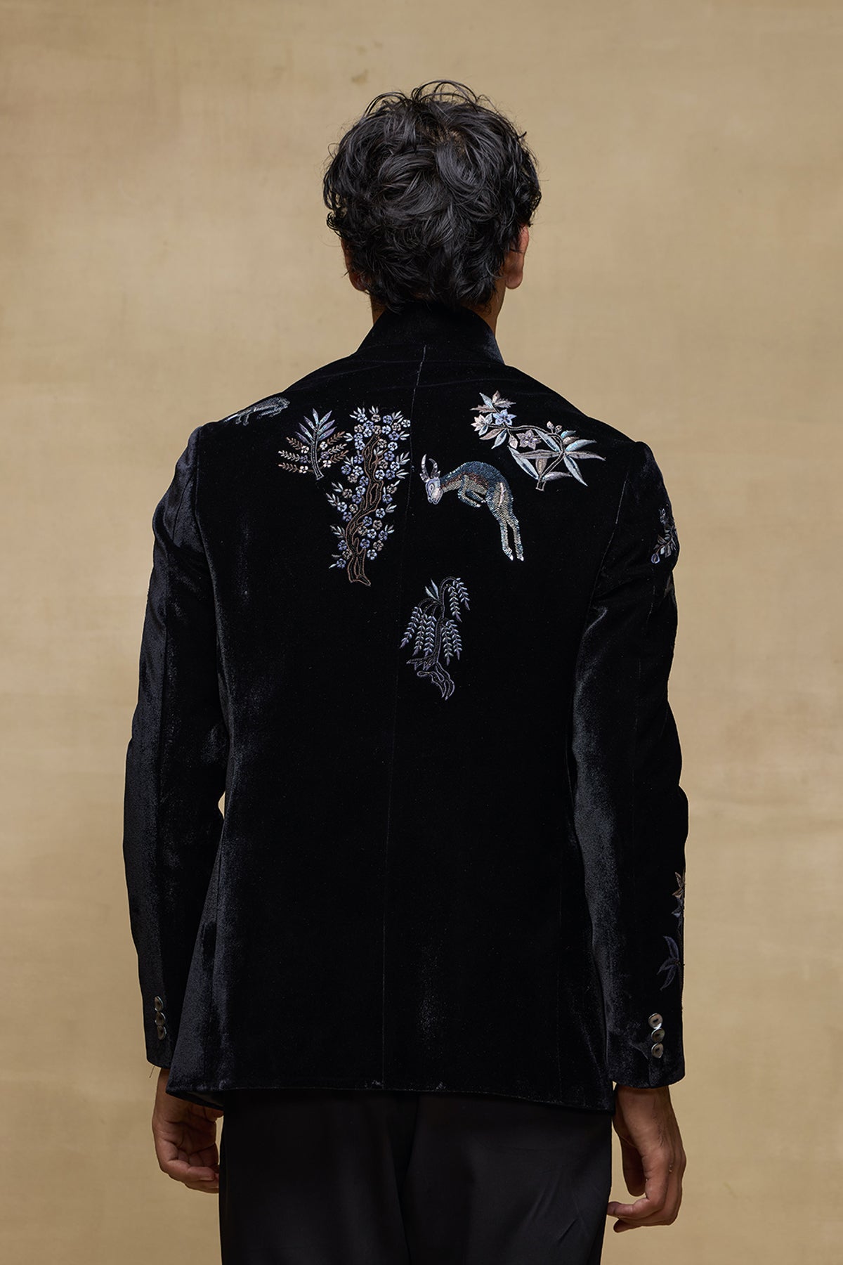 Black Classic Mens Bandgala