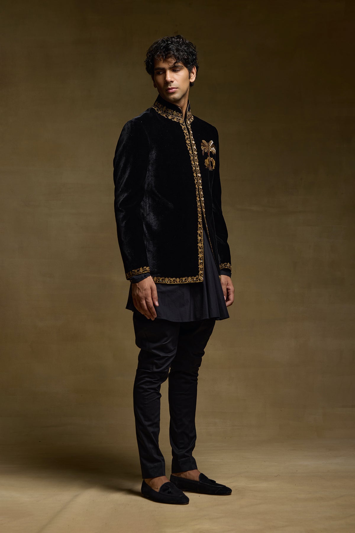 Black Noble Mens Bandgala