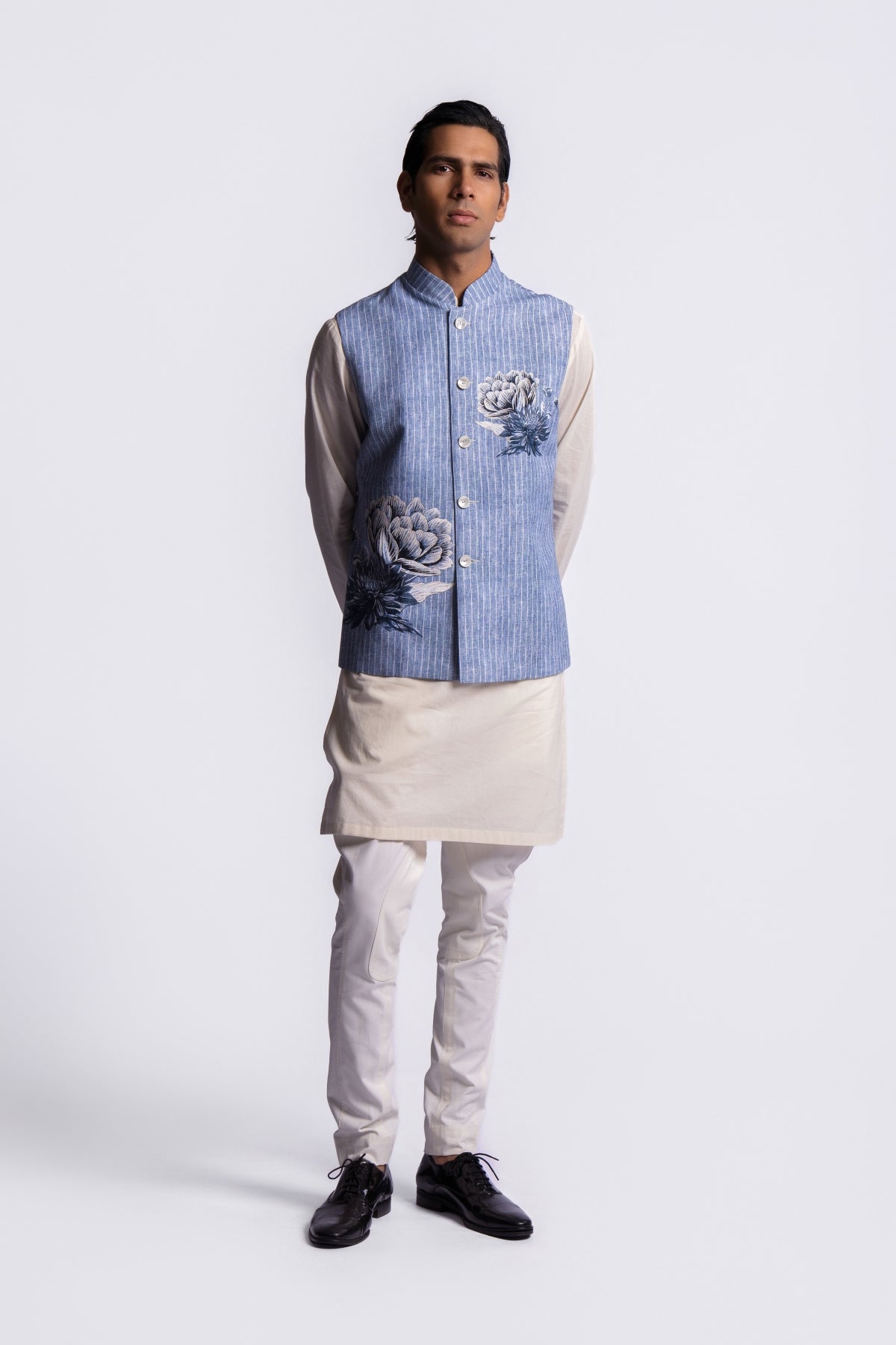 Balance By Rohit Bal Digital Print Men's Bundi