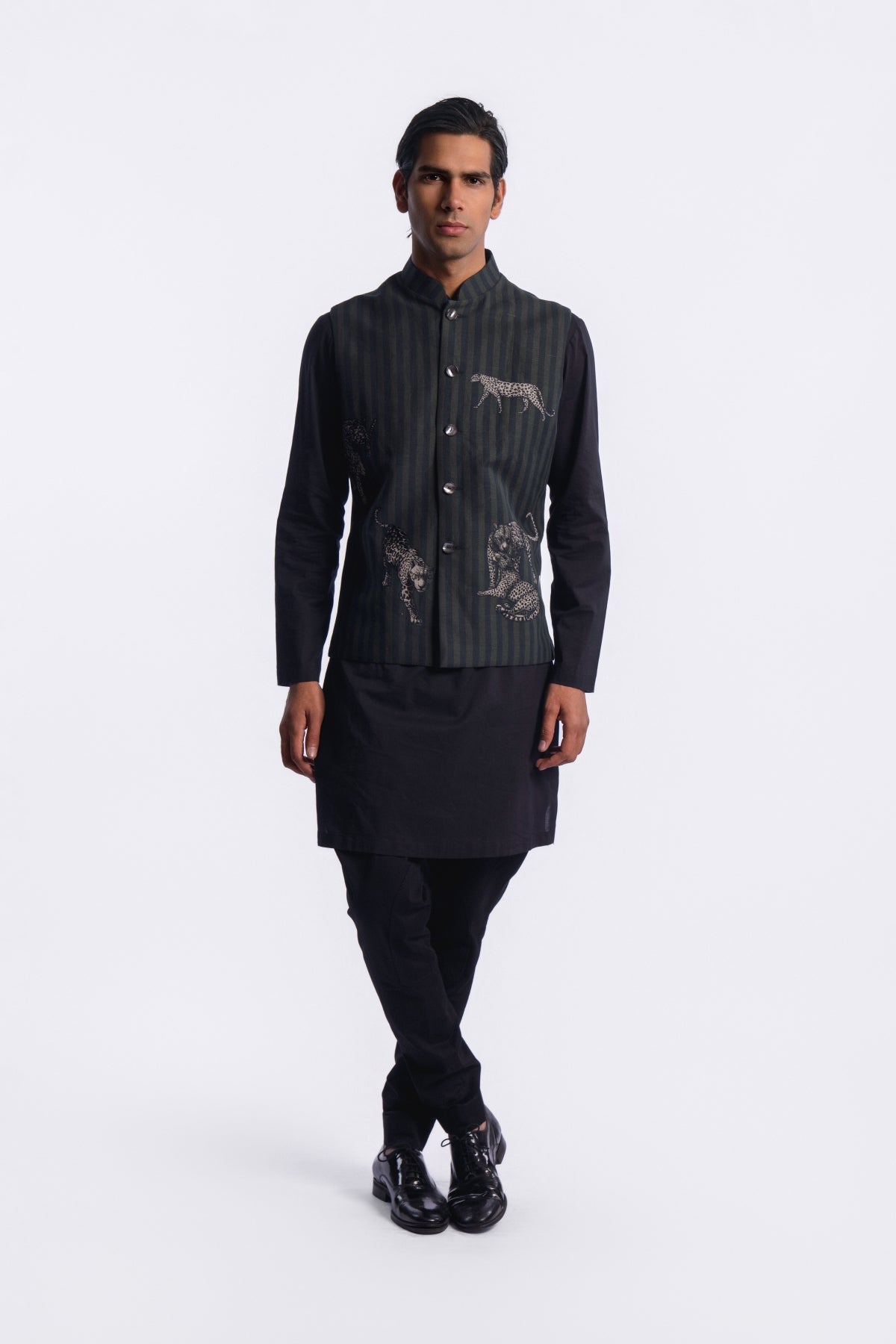 Balance By Rohit Bal Digital Print Men's Bundi