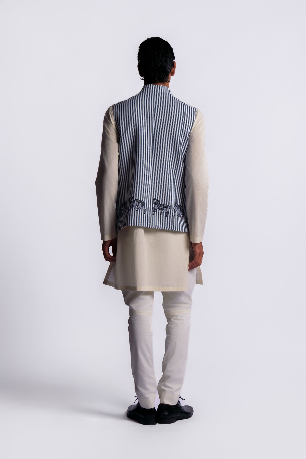 Balance By Rohit Bal Digital Print Men's Bundi