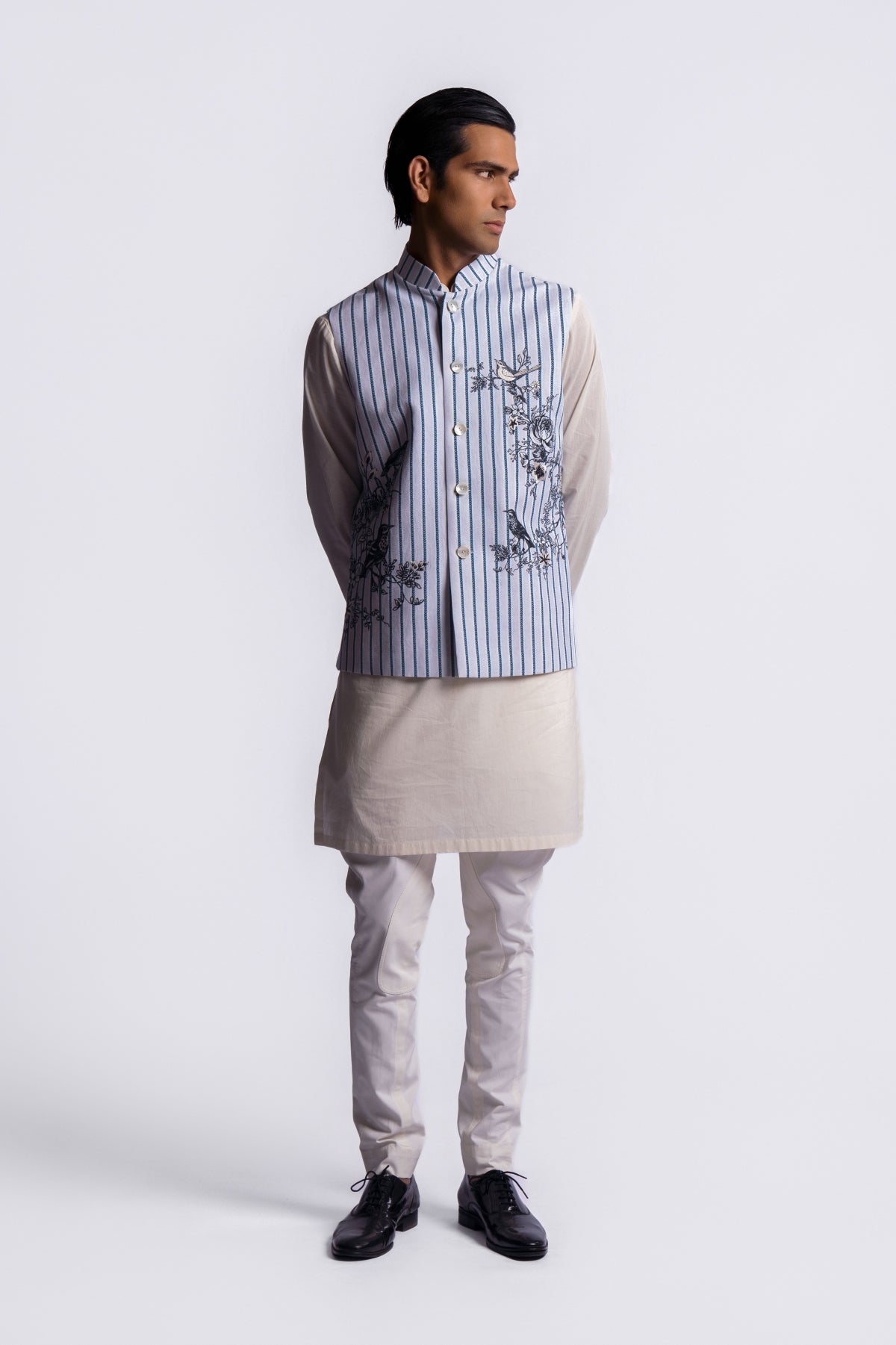 Balance By Rohit Bal Digital Print Men's Bundi