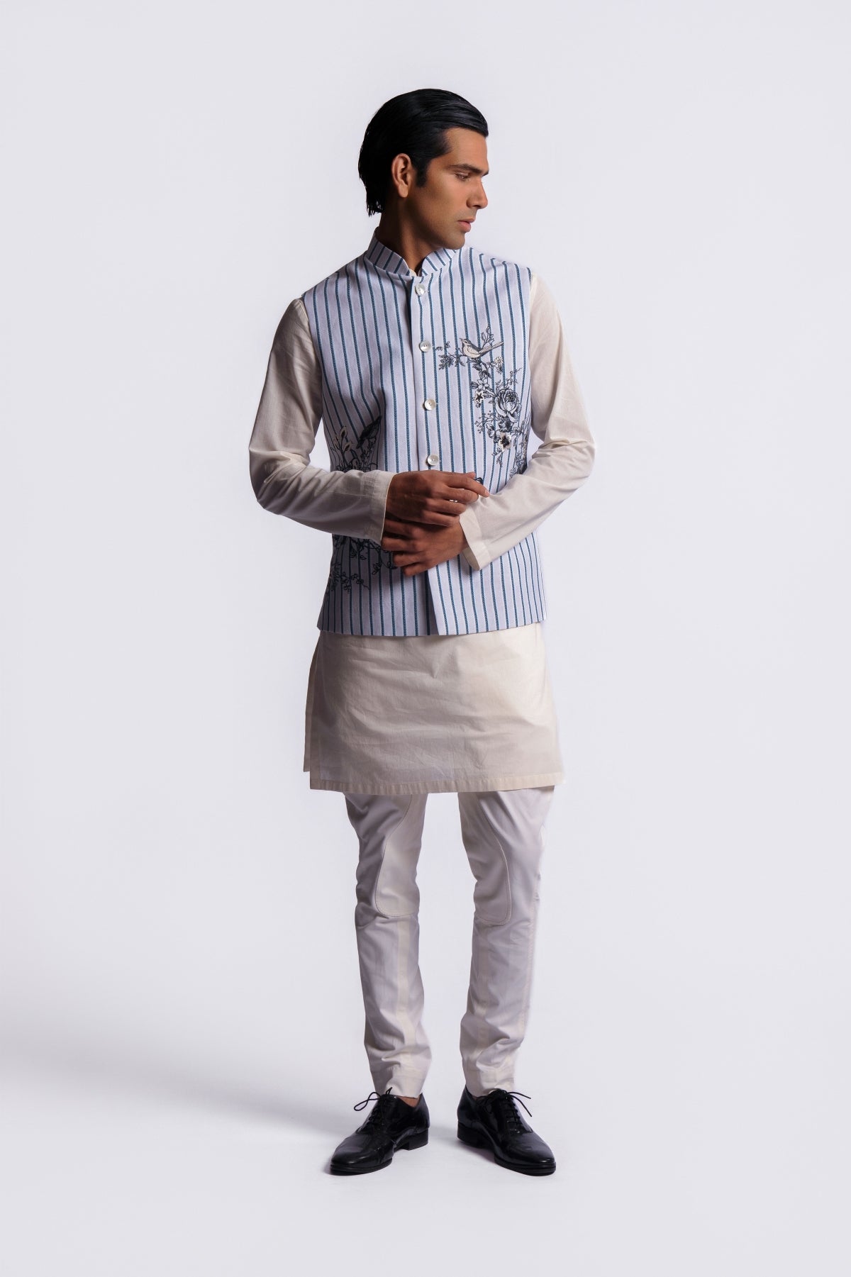 Balance By Rohit Bal Digital Print Men's Bundi