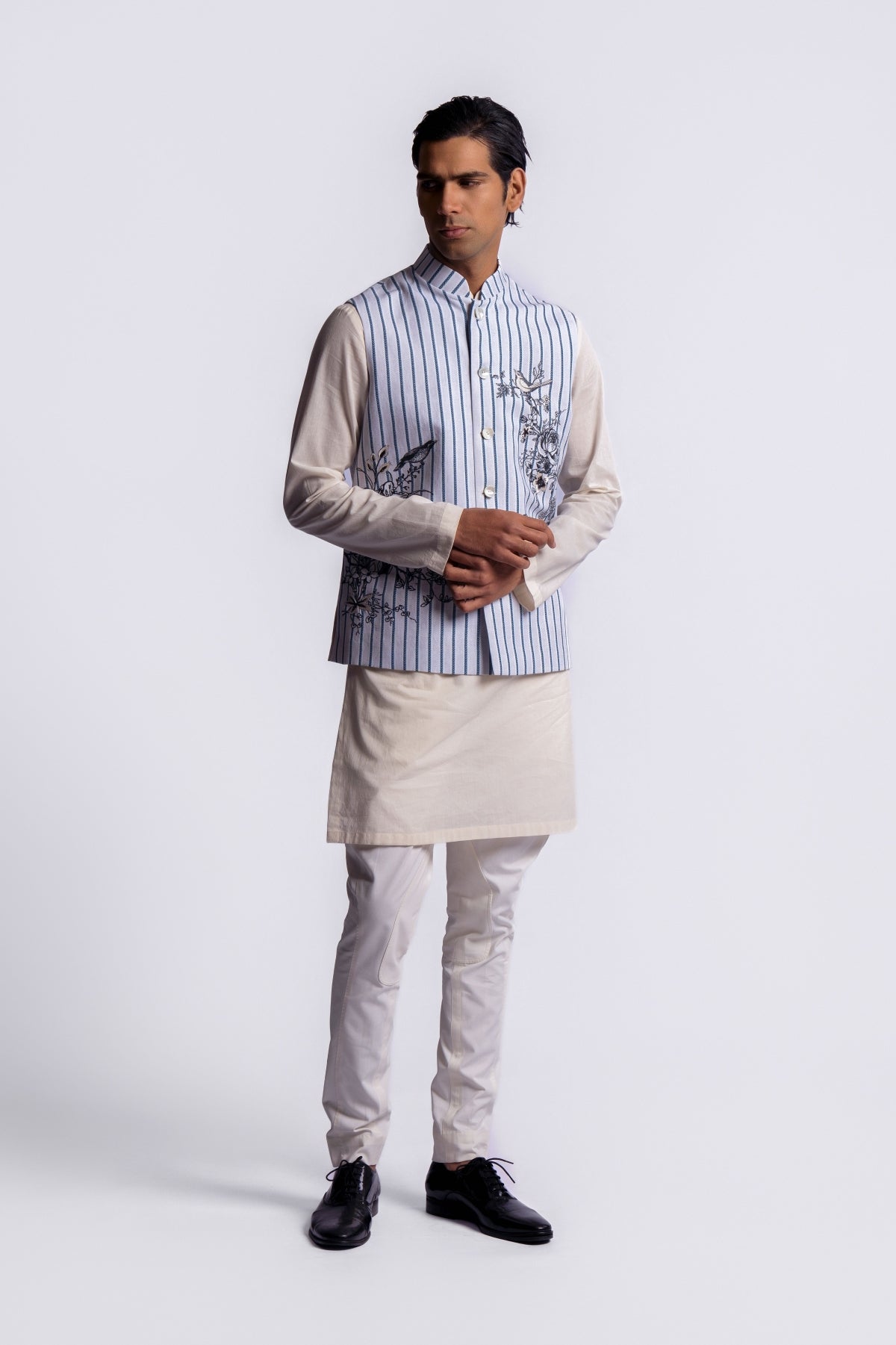 Balance By Rohit Bal Digital Print Men's Bundi