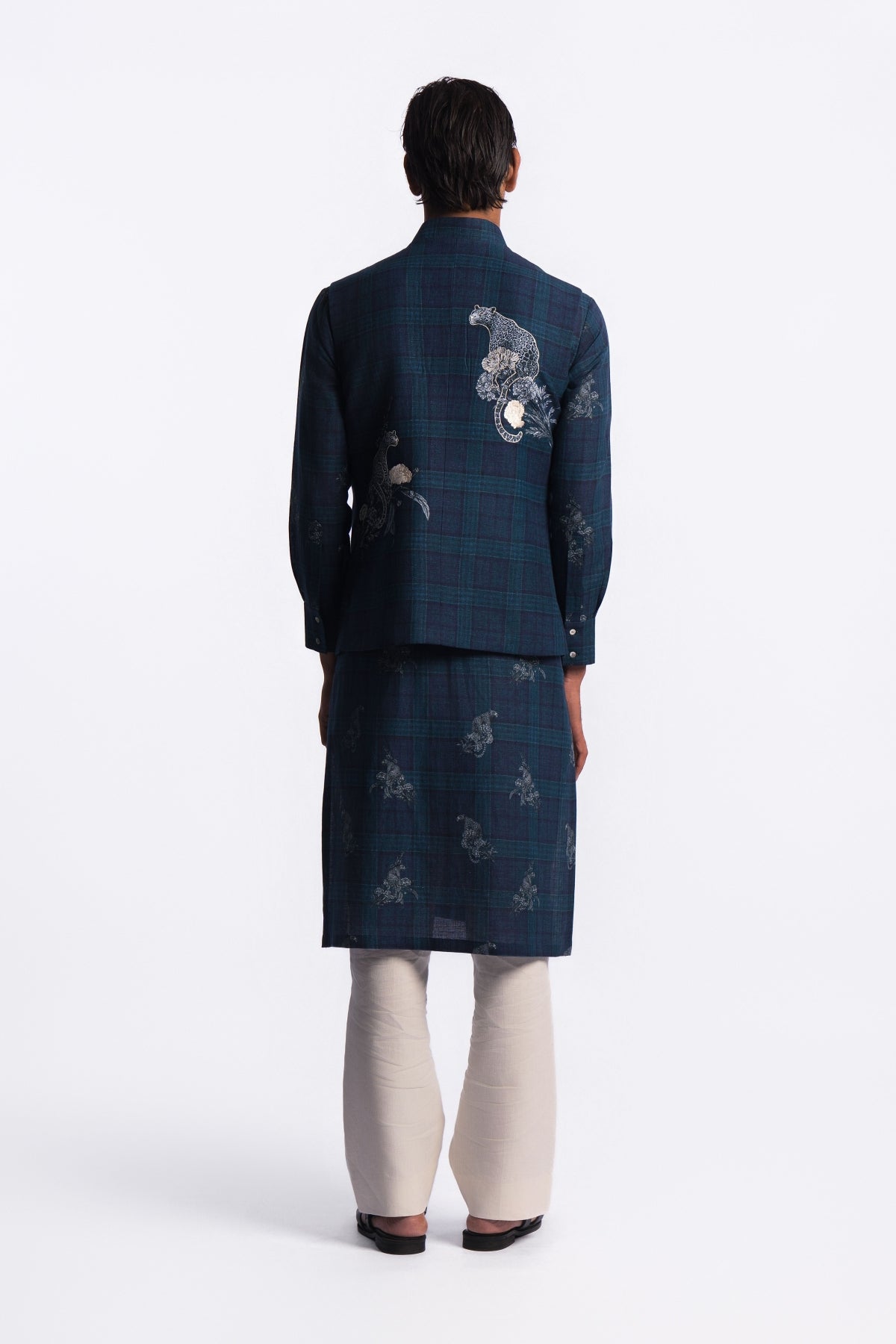 Balance By Rohit Bal Digital Print Men's Bundi