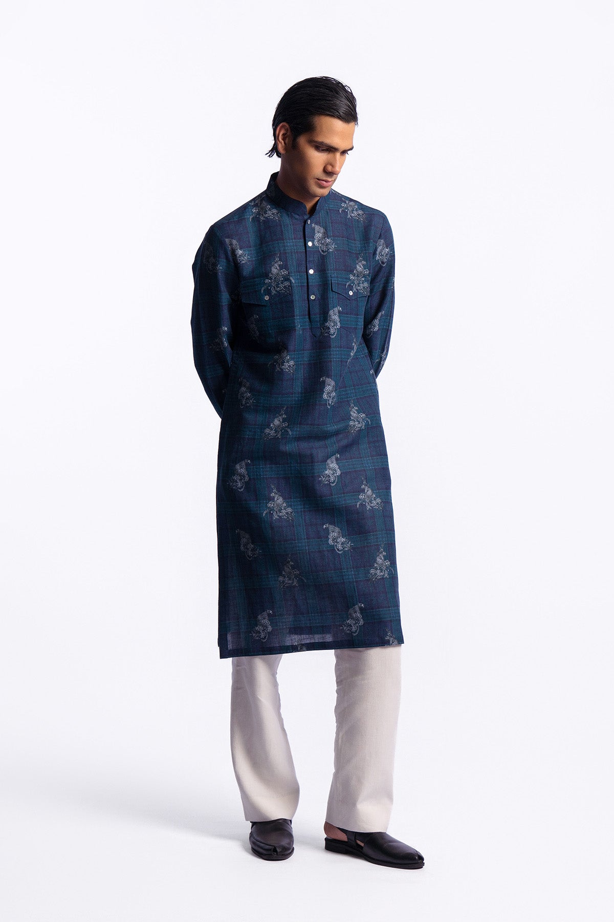 Digital Print Men's Kurta