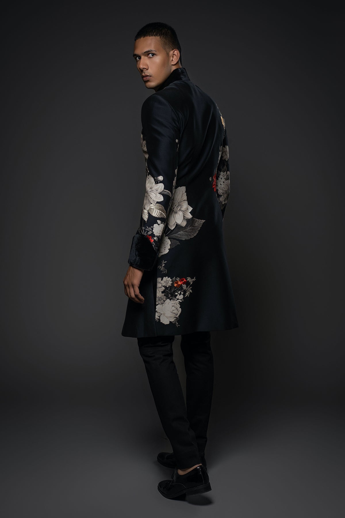Men's Floral Sherwani