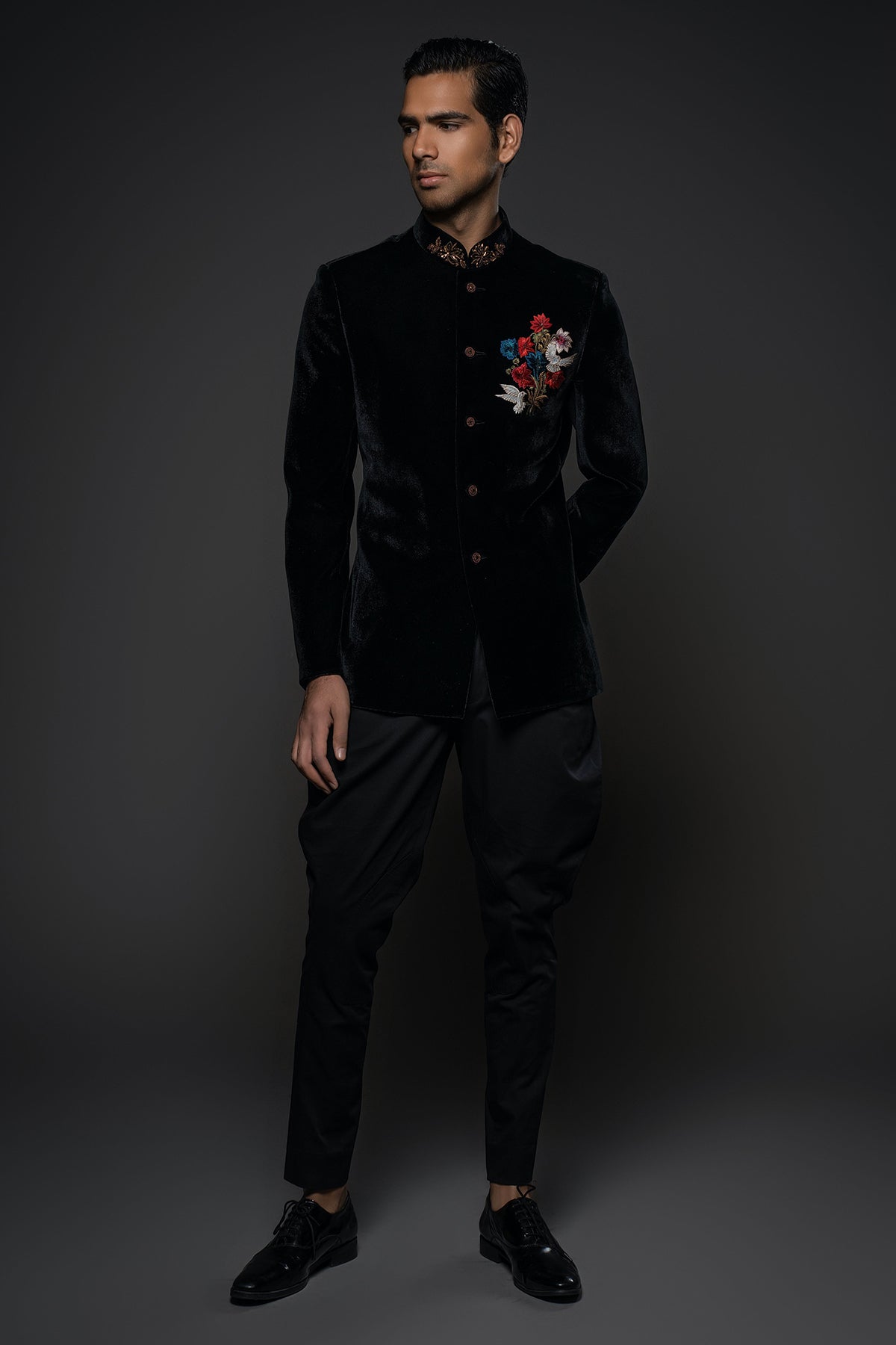 Men's Embroidery Bandgala