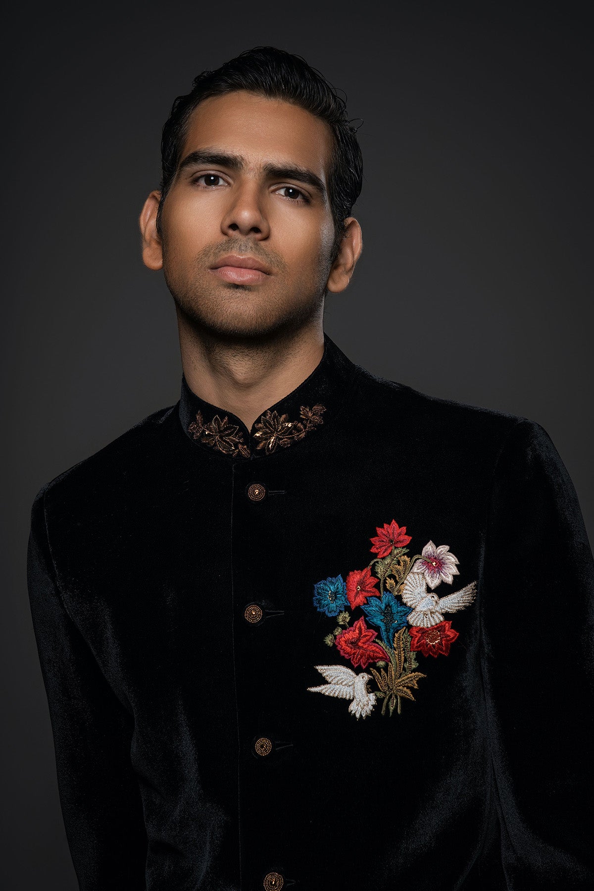 Men's Embroidery Bandgala