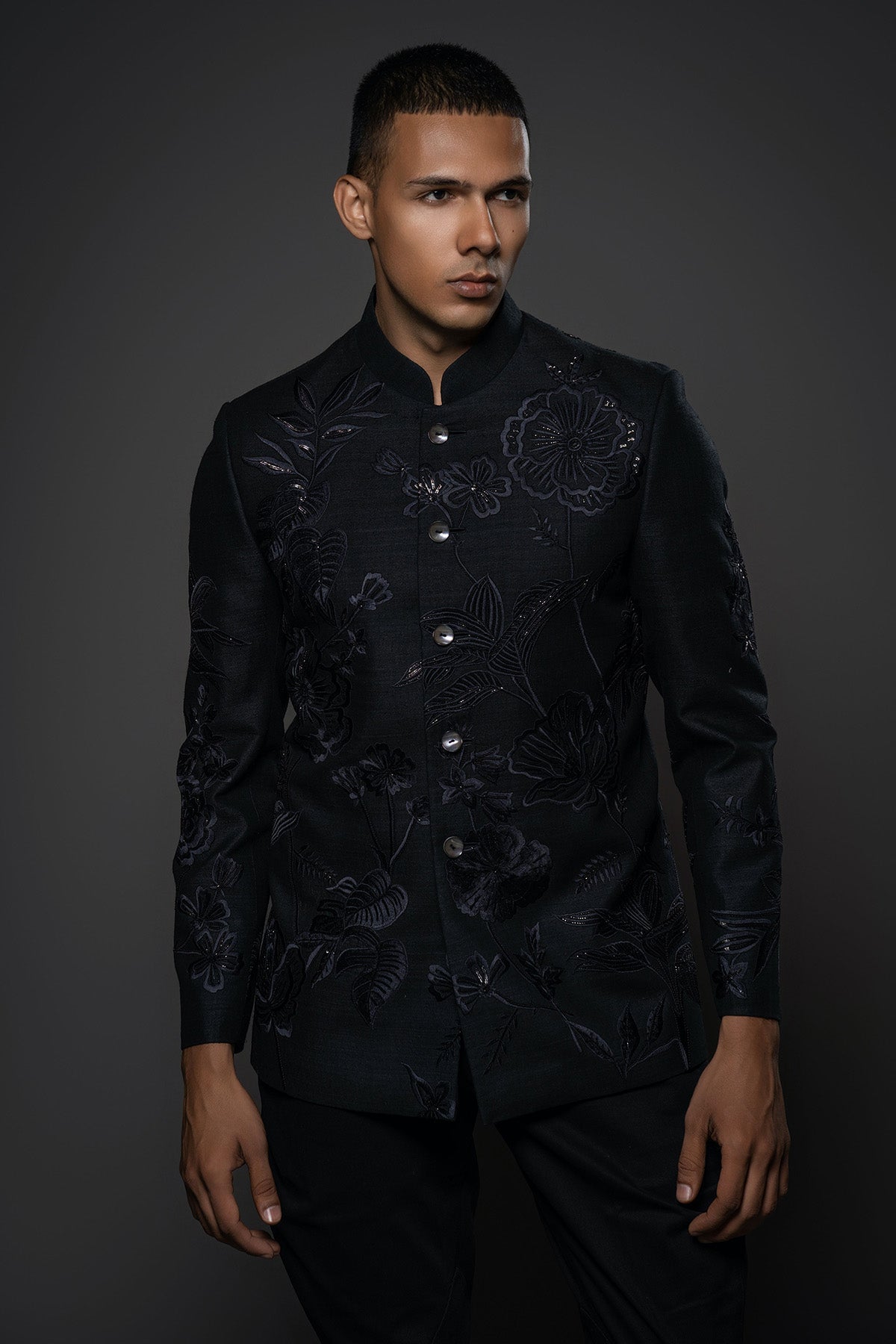 Men's Embroidery Bandgala