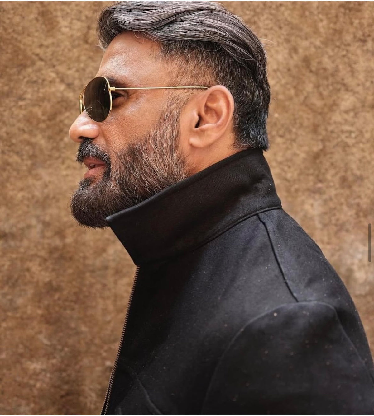 Sunil Shetty In Balance By Rohit Bal Matka Silk Jacket