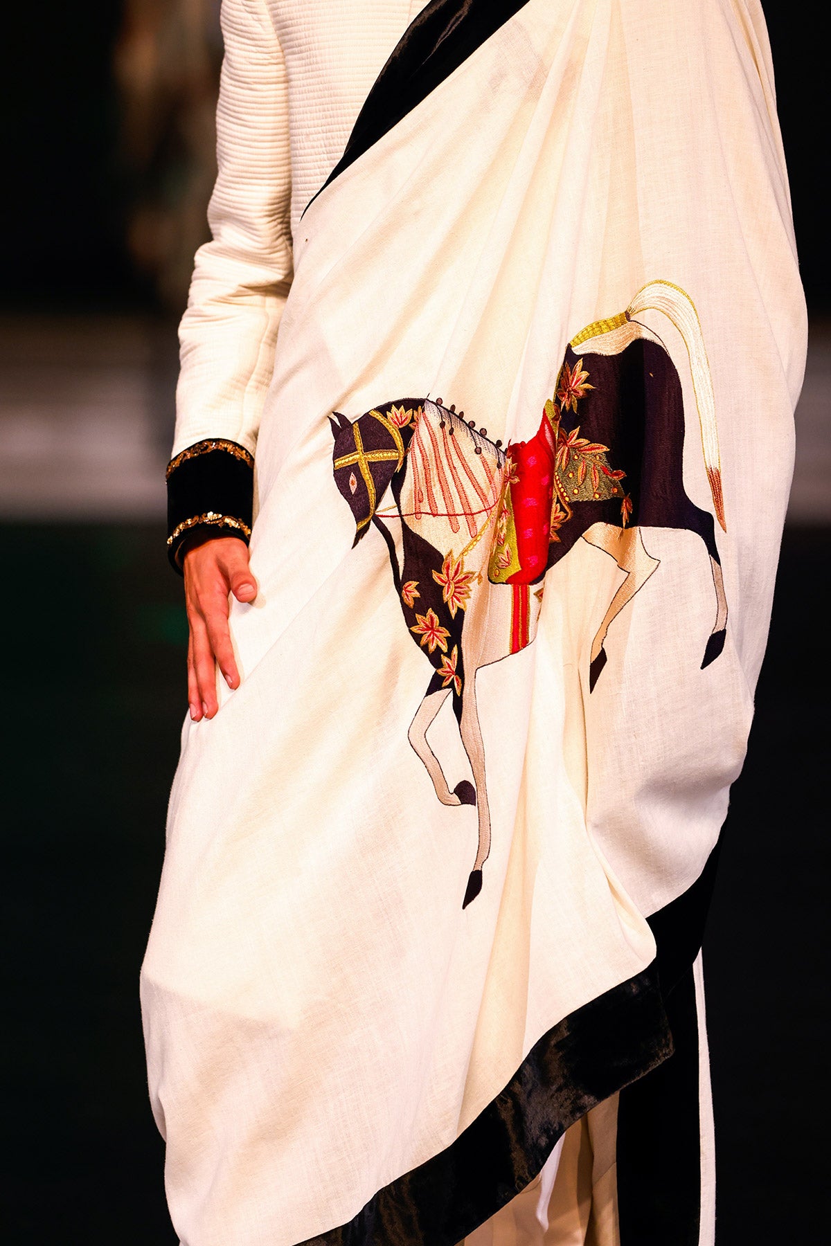 Ivory Matka Silk Sherwani