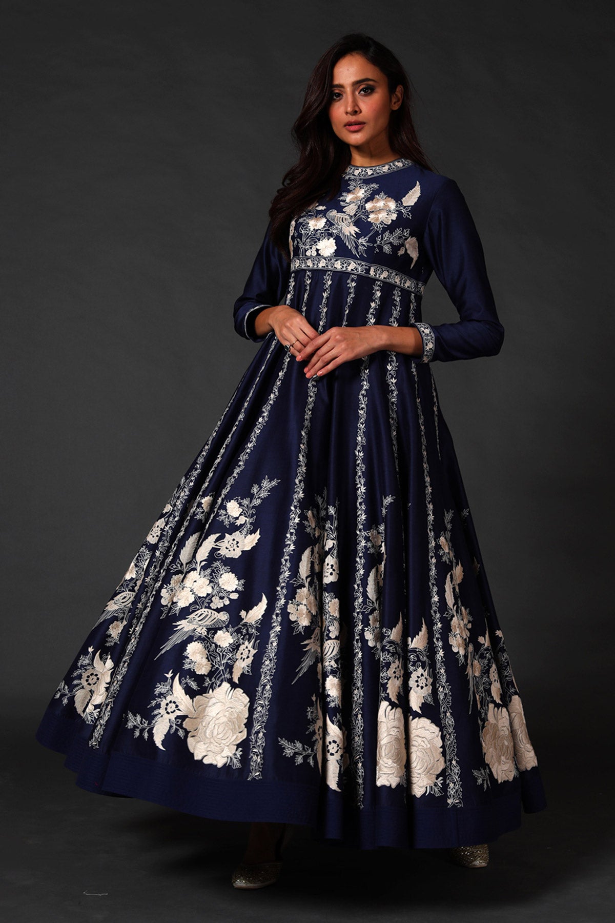 Anarkali set With Resham Embroidery