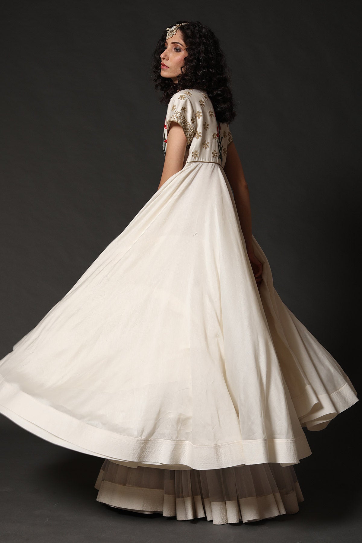 Anarkali Set with Floral Embroidery