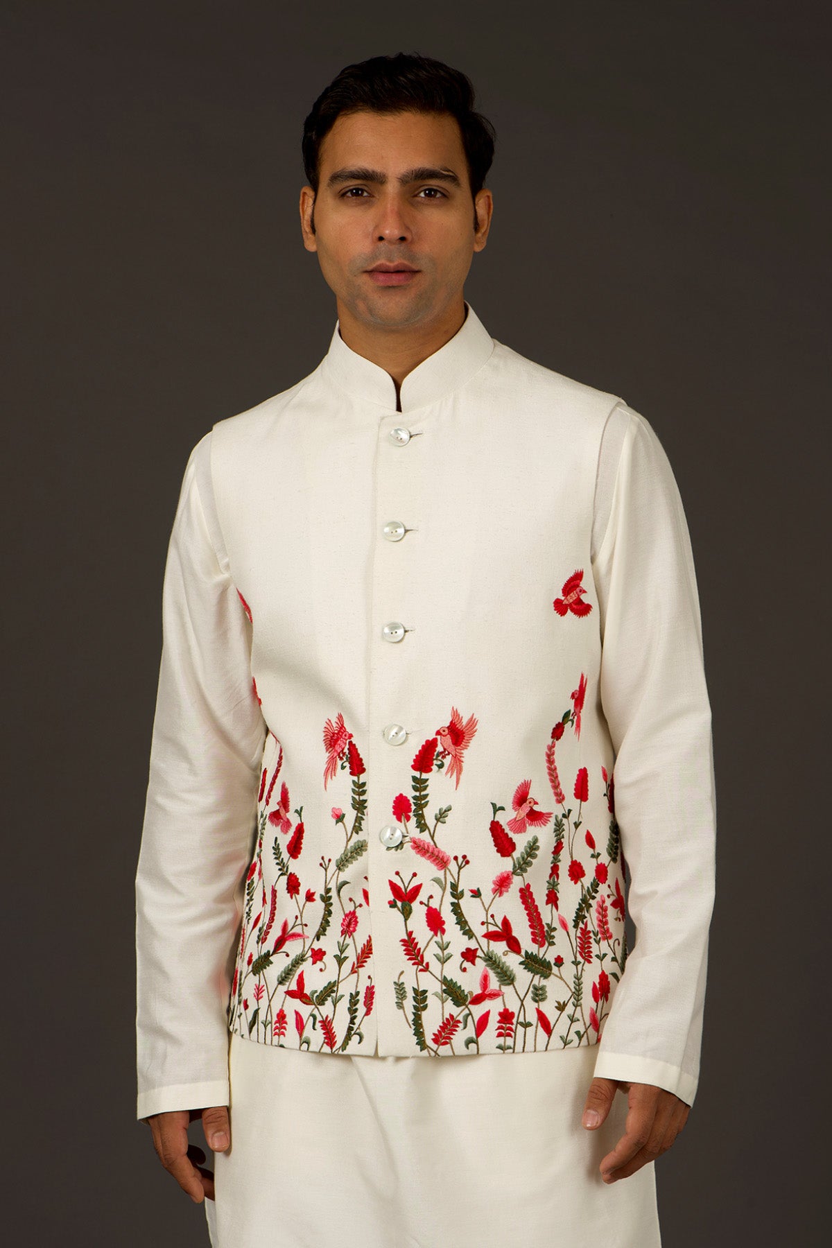 Men's Embrodery Nehru Jacket