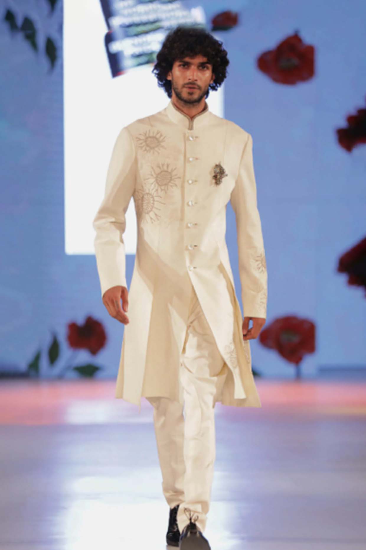 MEN'S IVORY SHERWANI