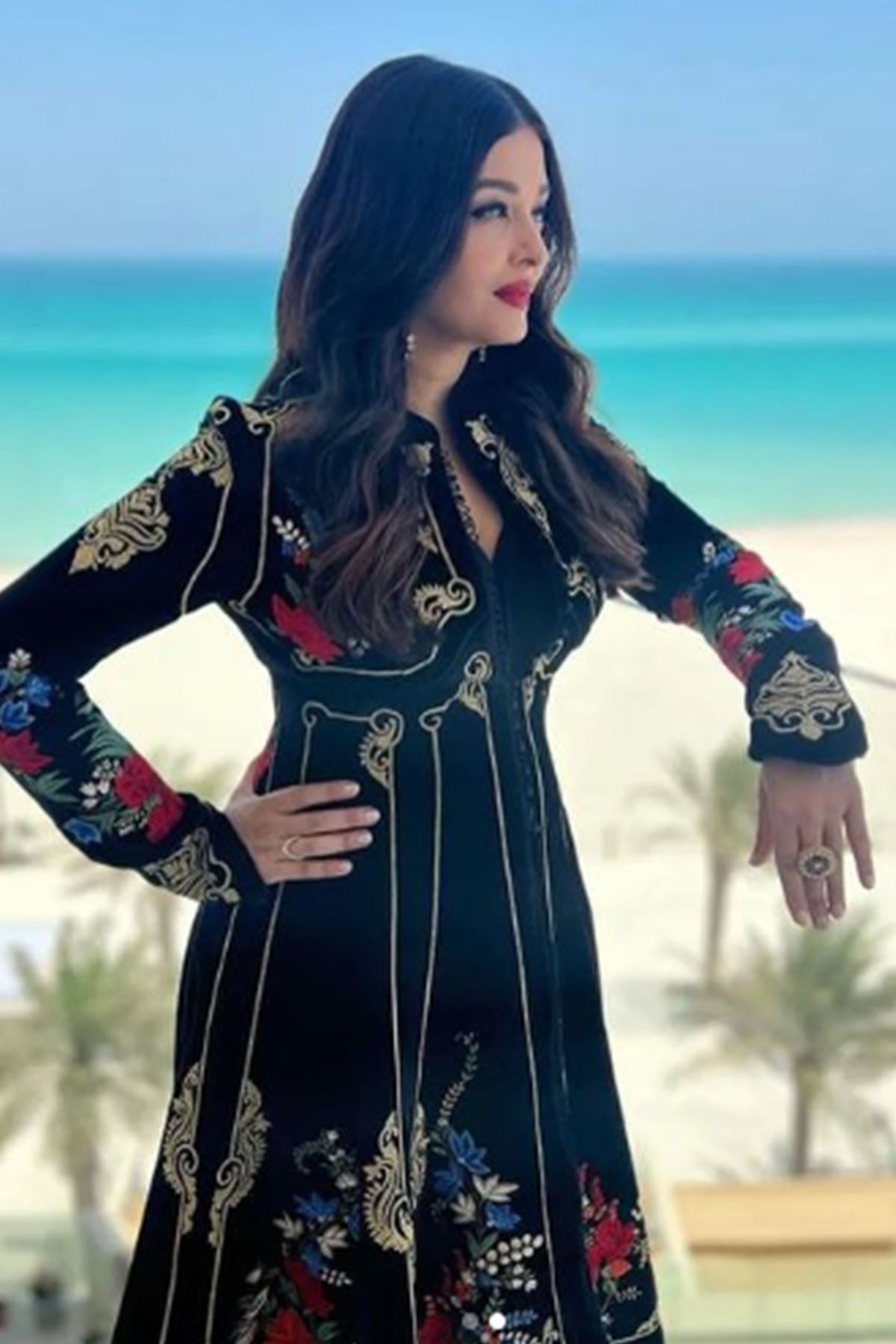 Embroidered Long Jacket