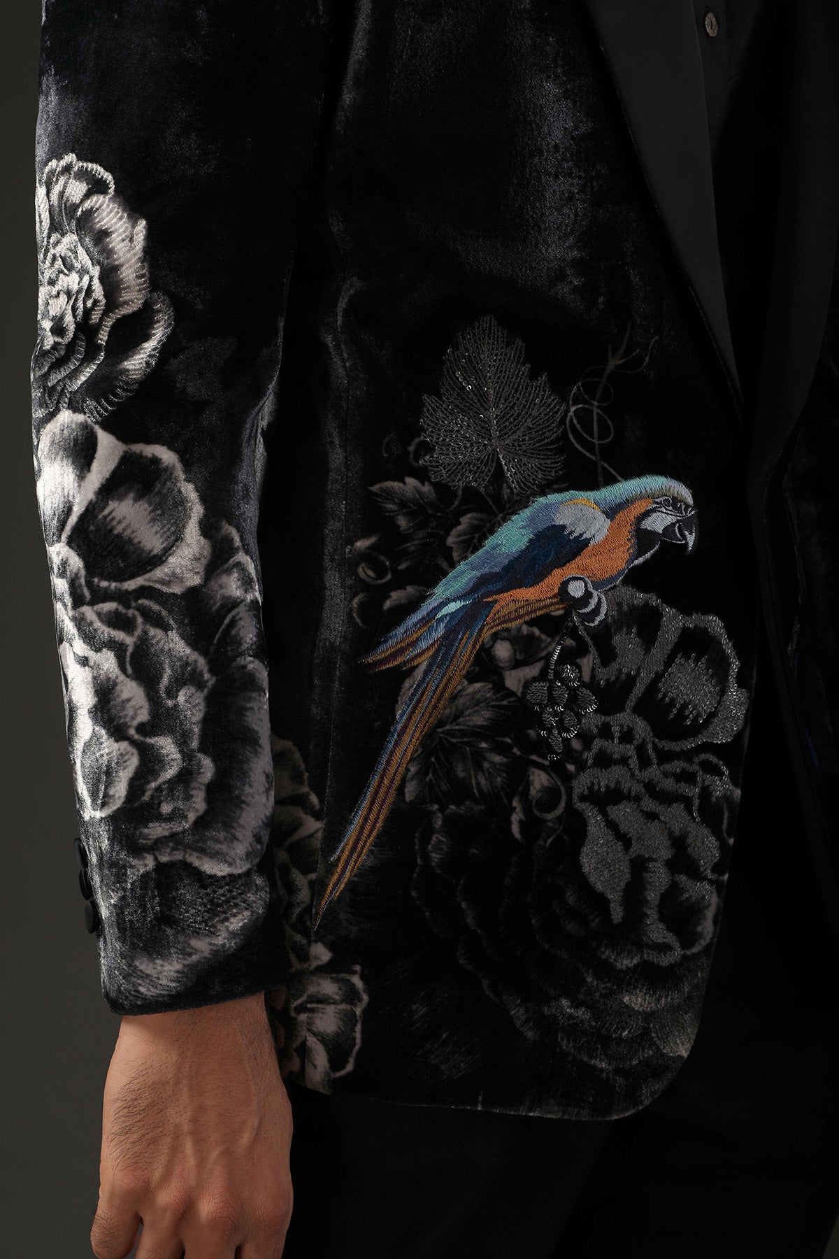 Digital Printed Embroidered Tuxedo