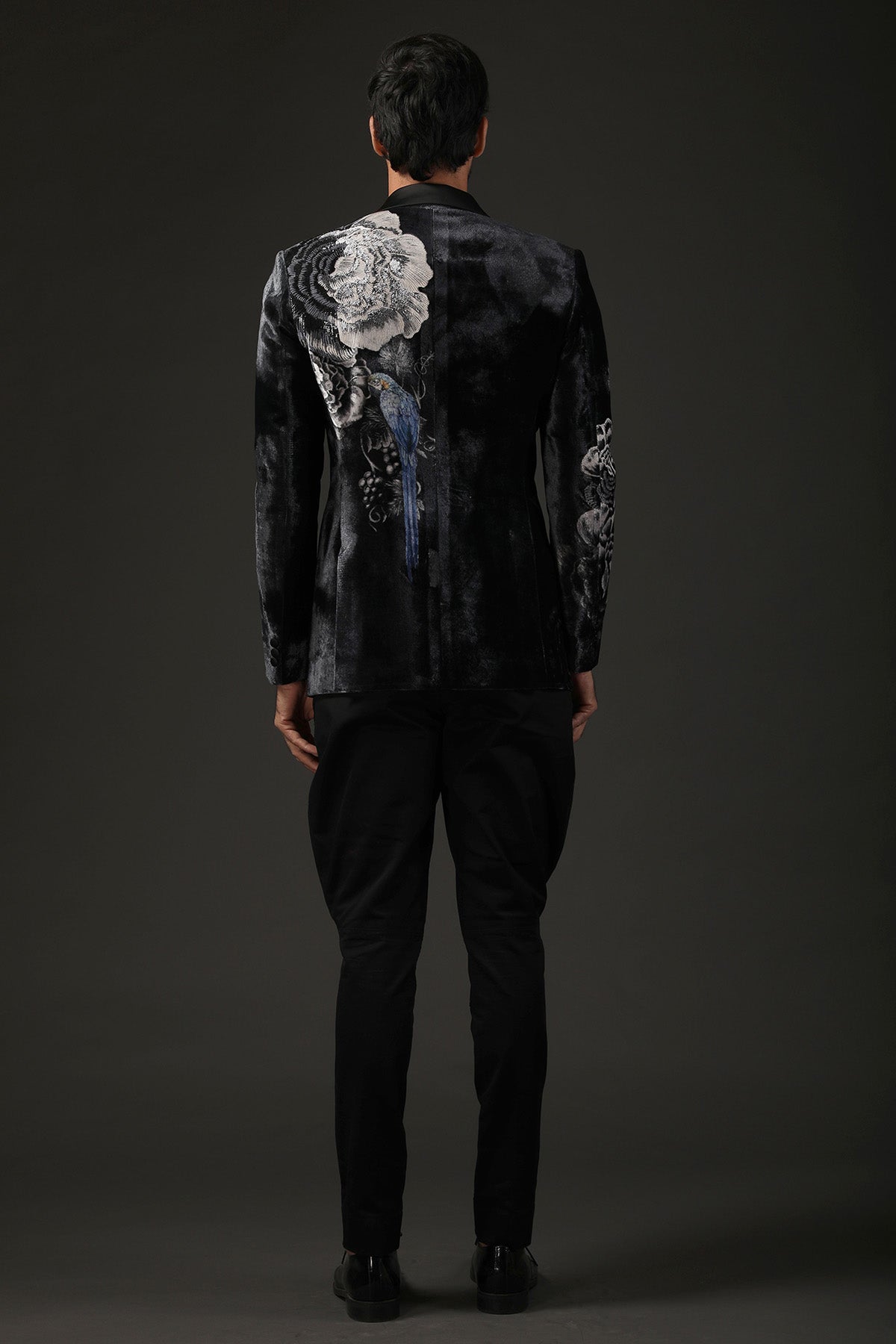 Digital Printed Embroidered Tuxedo