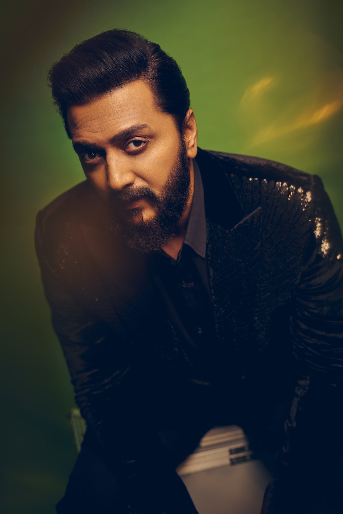 Riteish Deshmukh in Rohit Bal Velvet Sequin Tuxedo