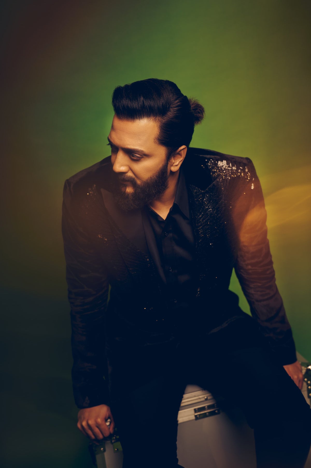 Riteish Deshmukh in Rohit Bal Velvet Sequin Tuxedo