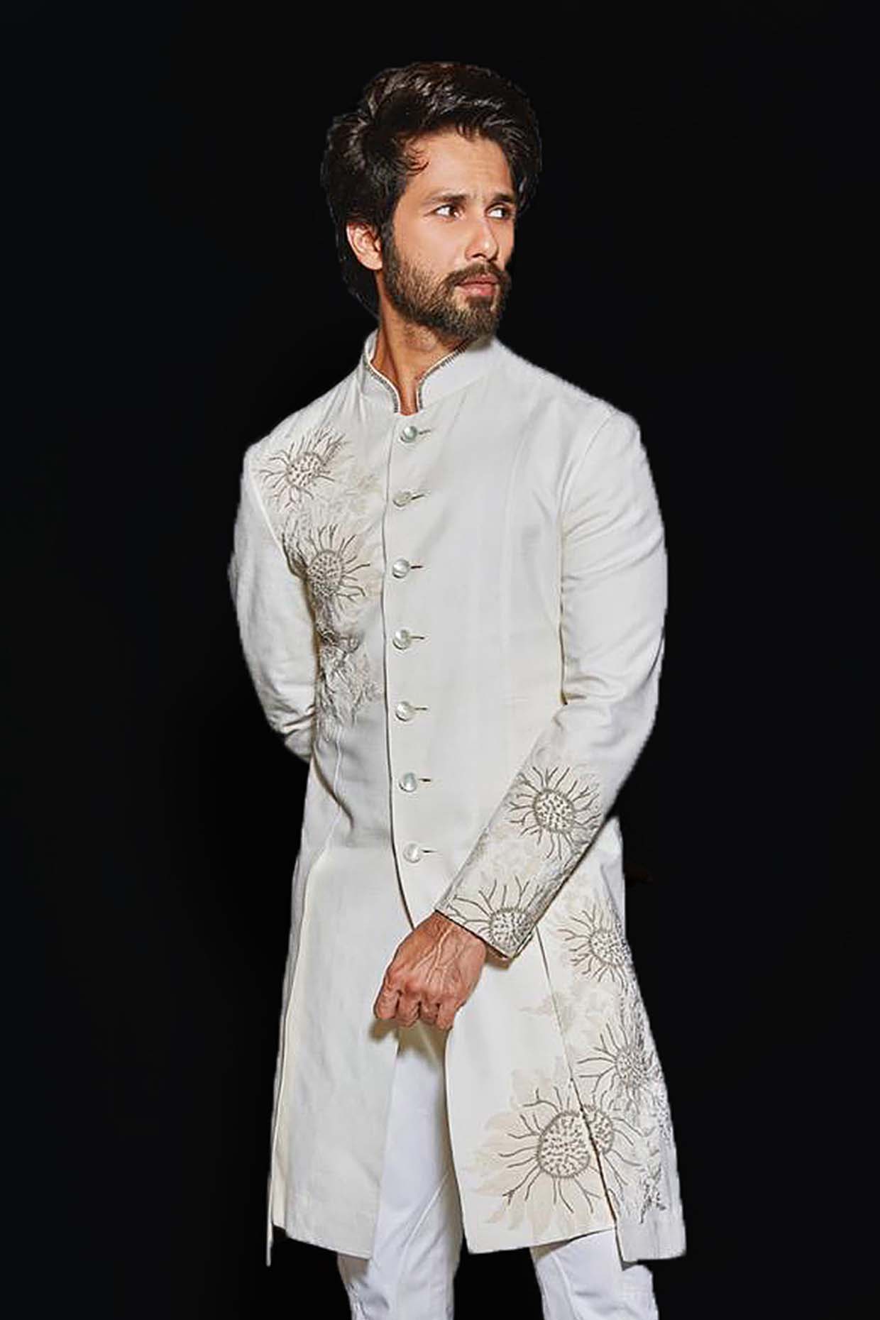 MEN'S IVORY SHERWANI
