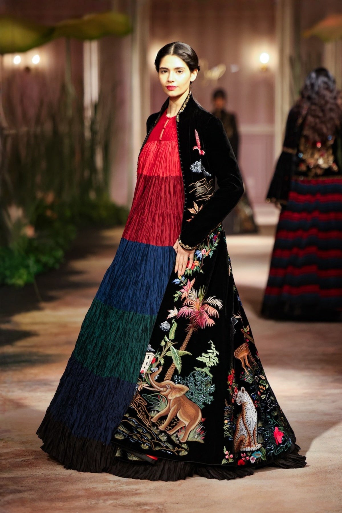 Black Velvet Long Jacket