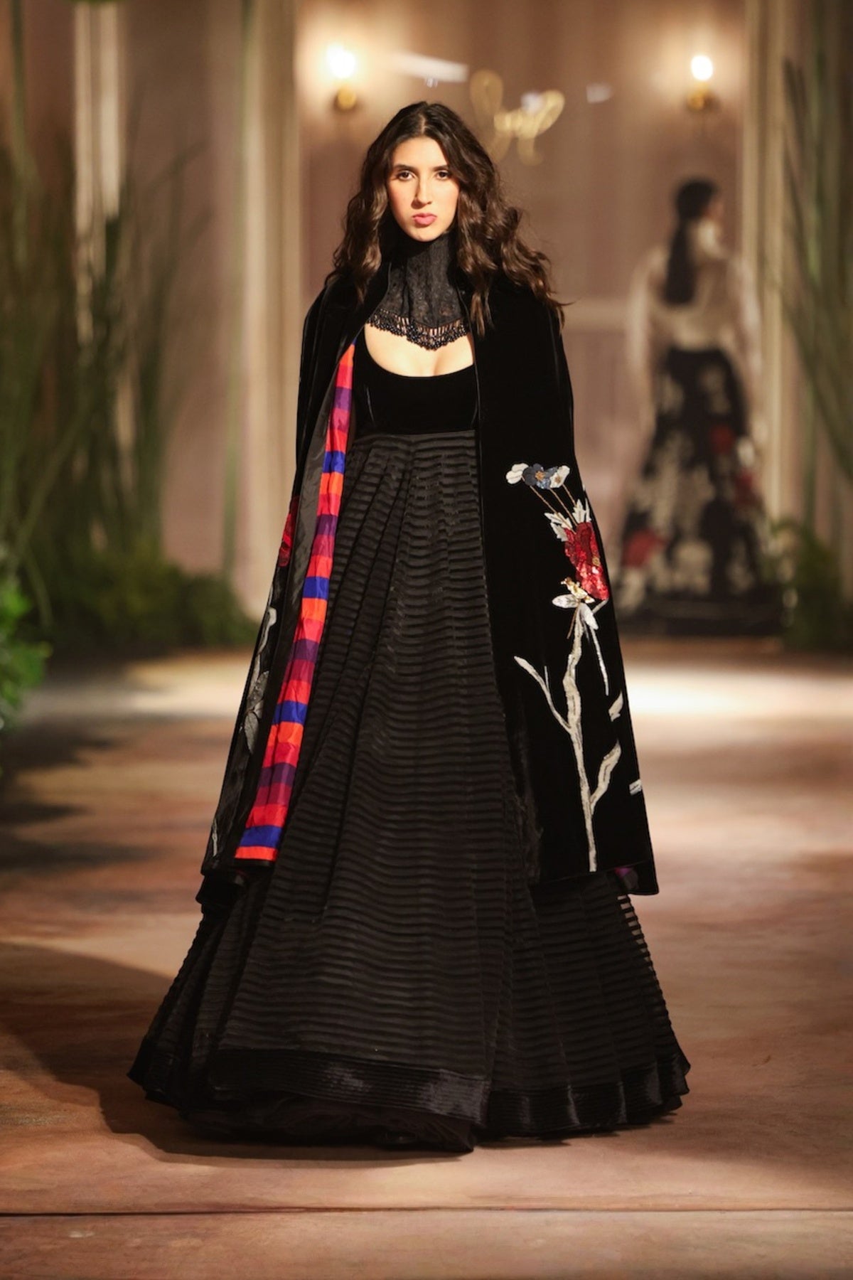 Black Velvet Cape