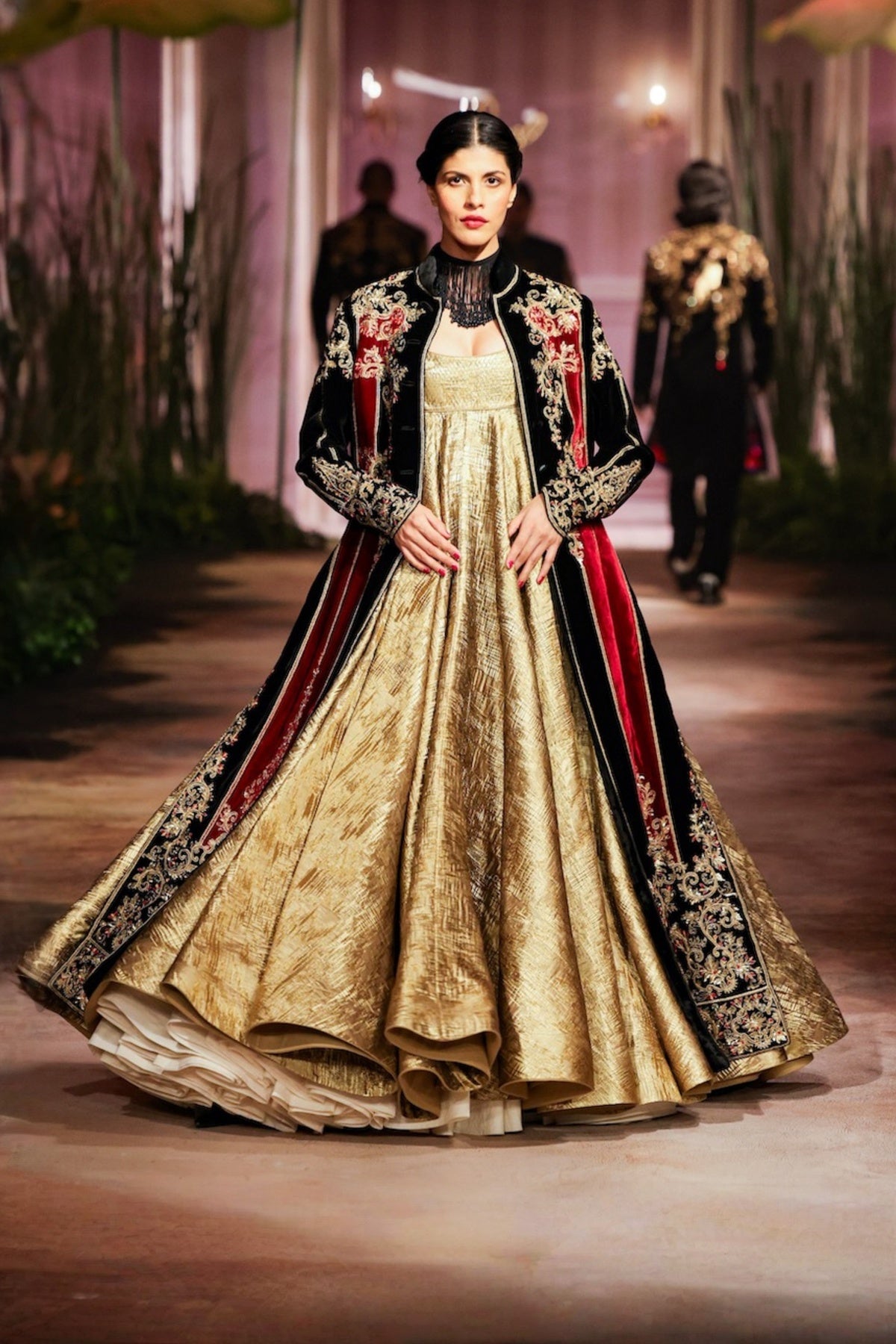 Black Velvet Long Jacket