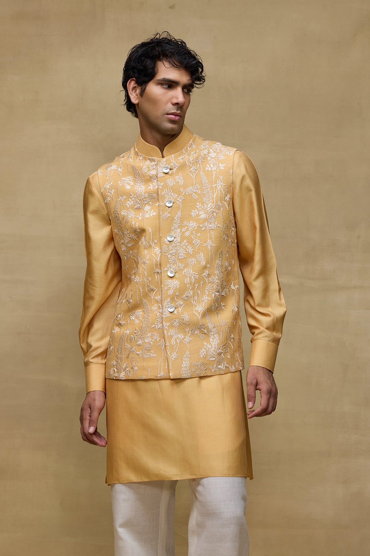 Mustard Royal Mens Bundi