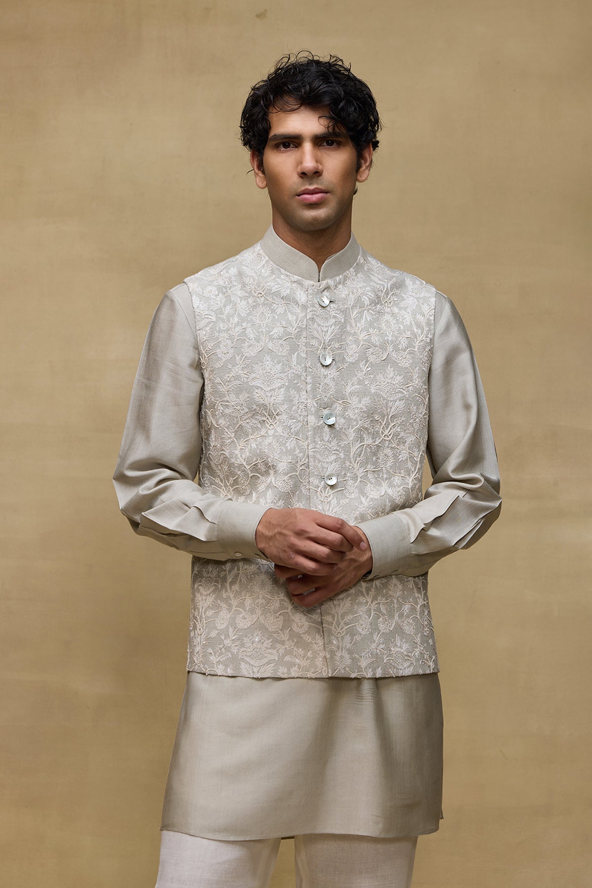Light Sage Green Heritage Mens Bundi