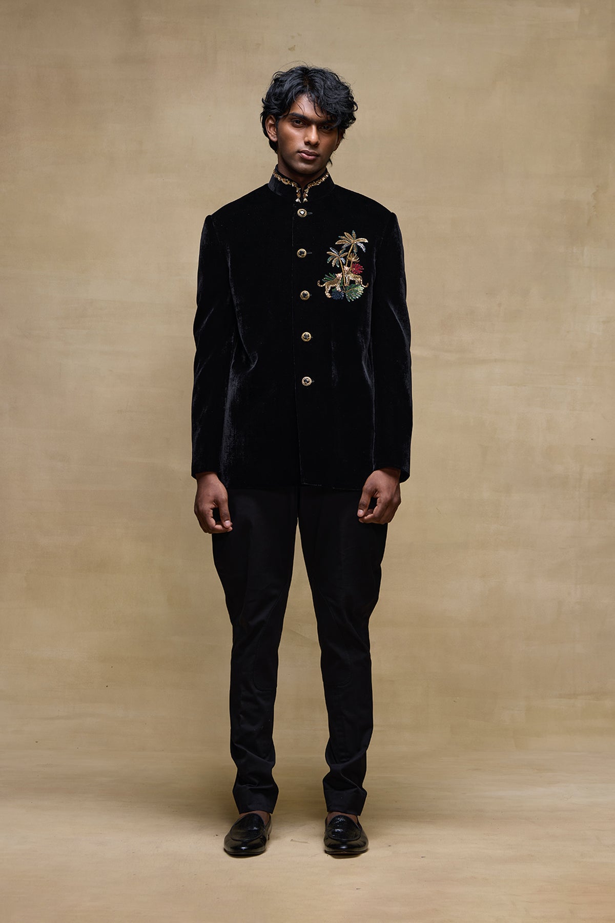 Black Elite Mens Bandgala
