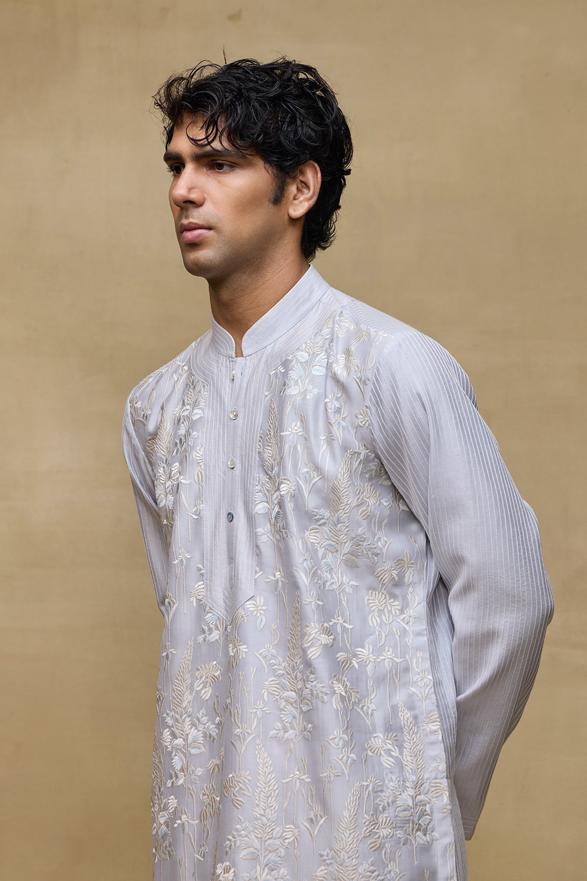 Powder Pink Signature Mens Kurta Set