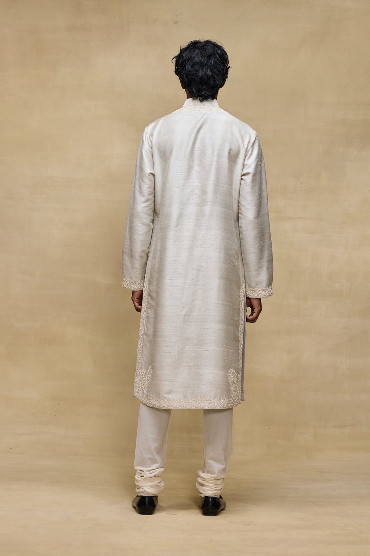 Light Grey Heritage Mens Kurta Set