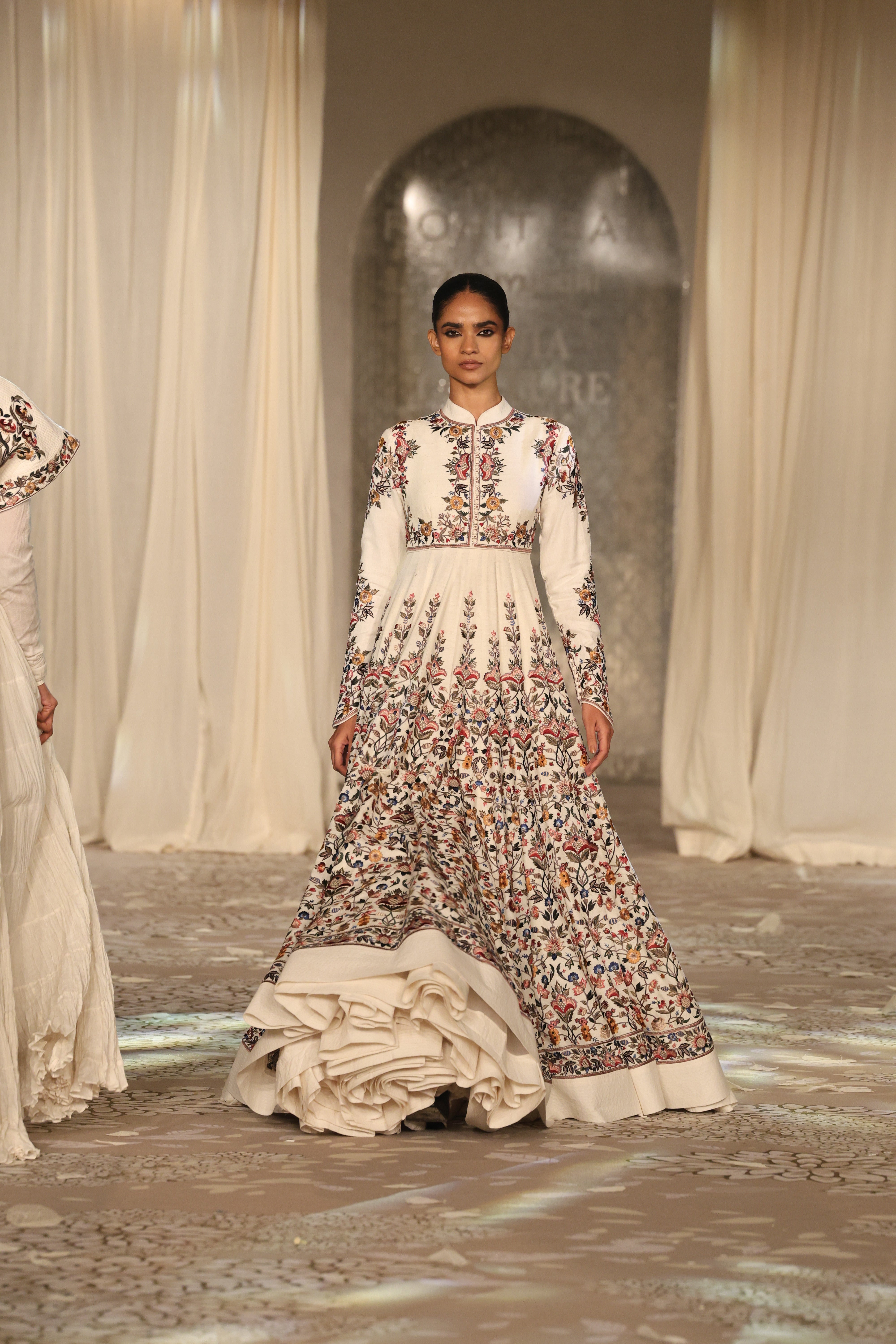 Matka Silk Anarkali Set with embroidery