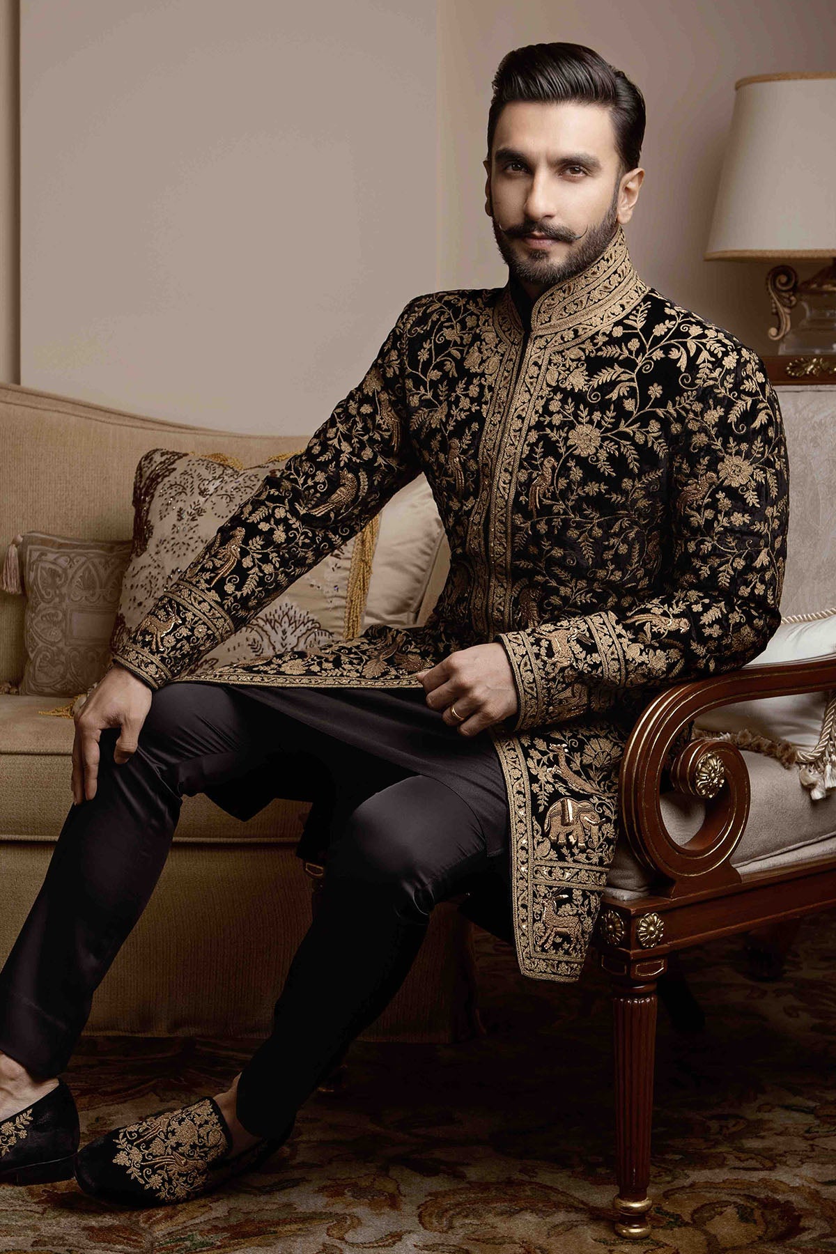 All Over Embroidered Sherwani