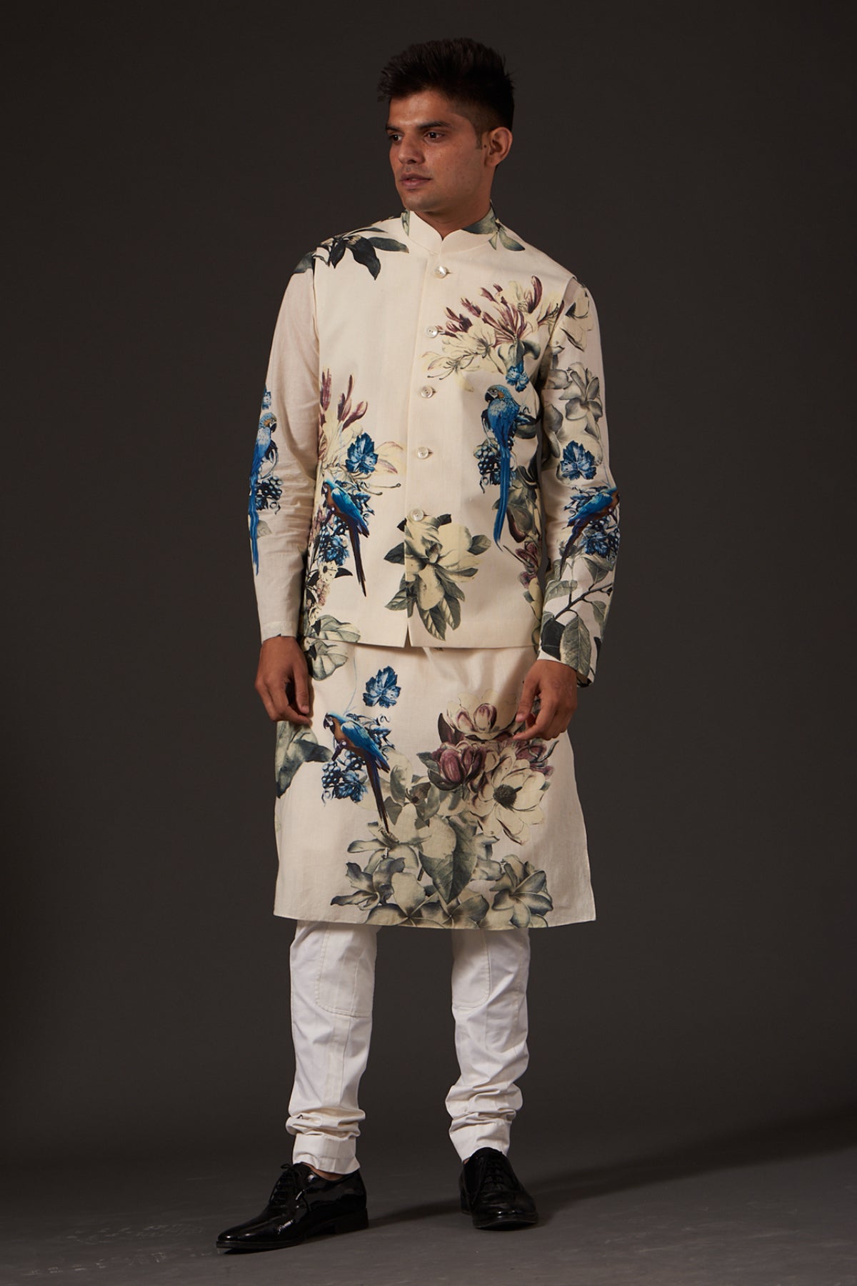 Floral Digital Printed Bundi