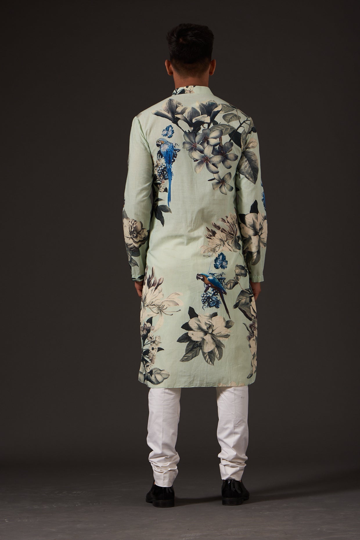 Men's Floral Digital Printed Kurta Set