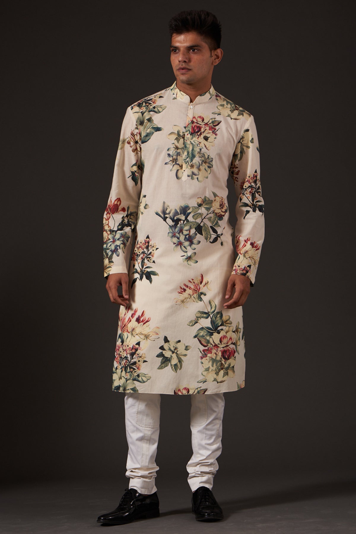 Floral Digital Printed Bundi