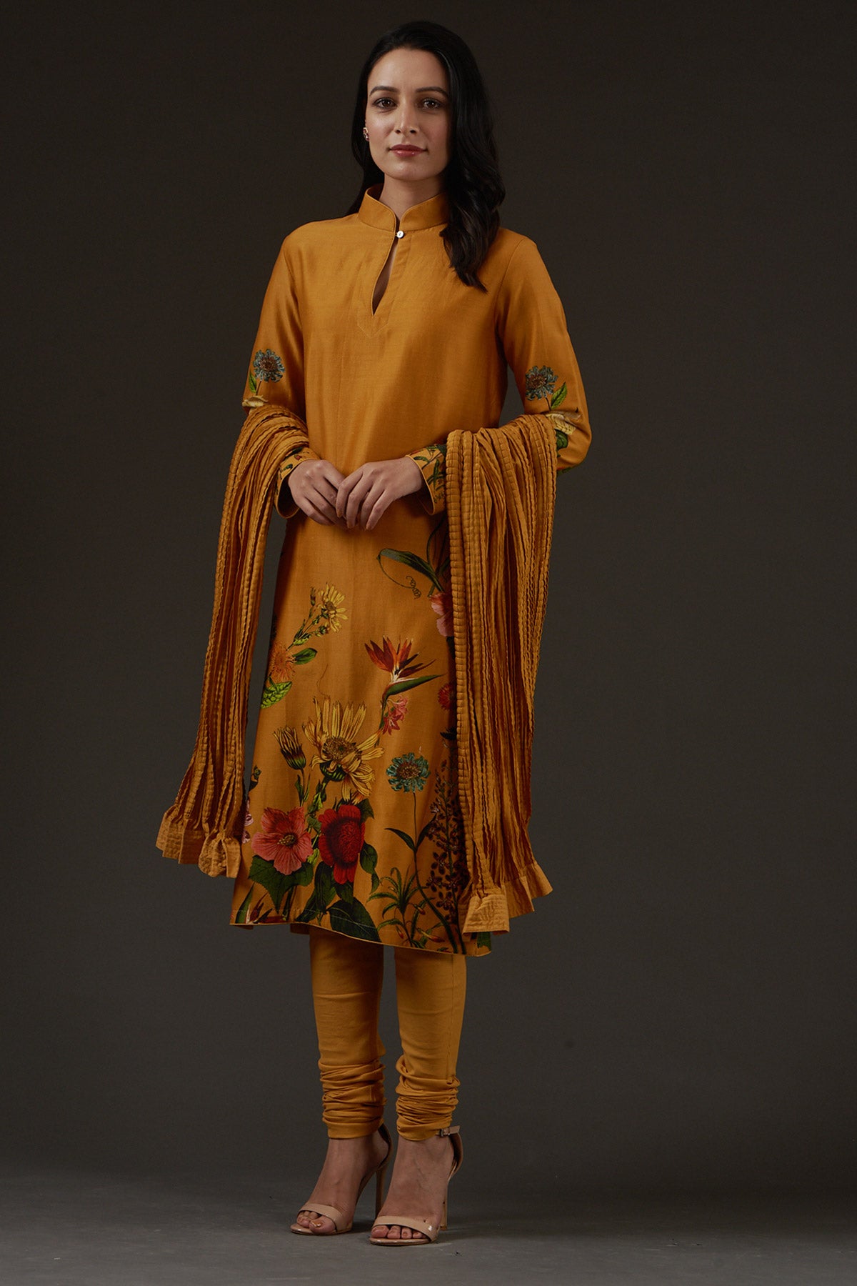 Printed Straight Kurta Set