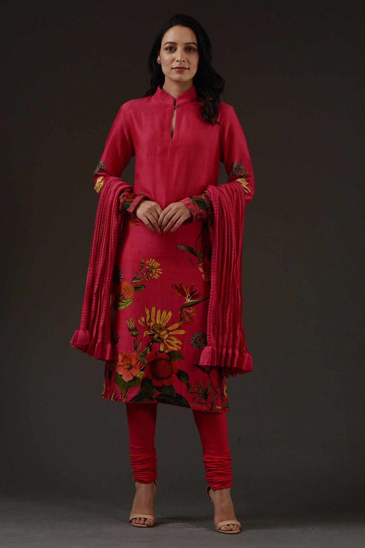 Printed Straight Kurta Set