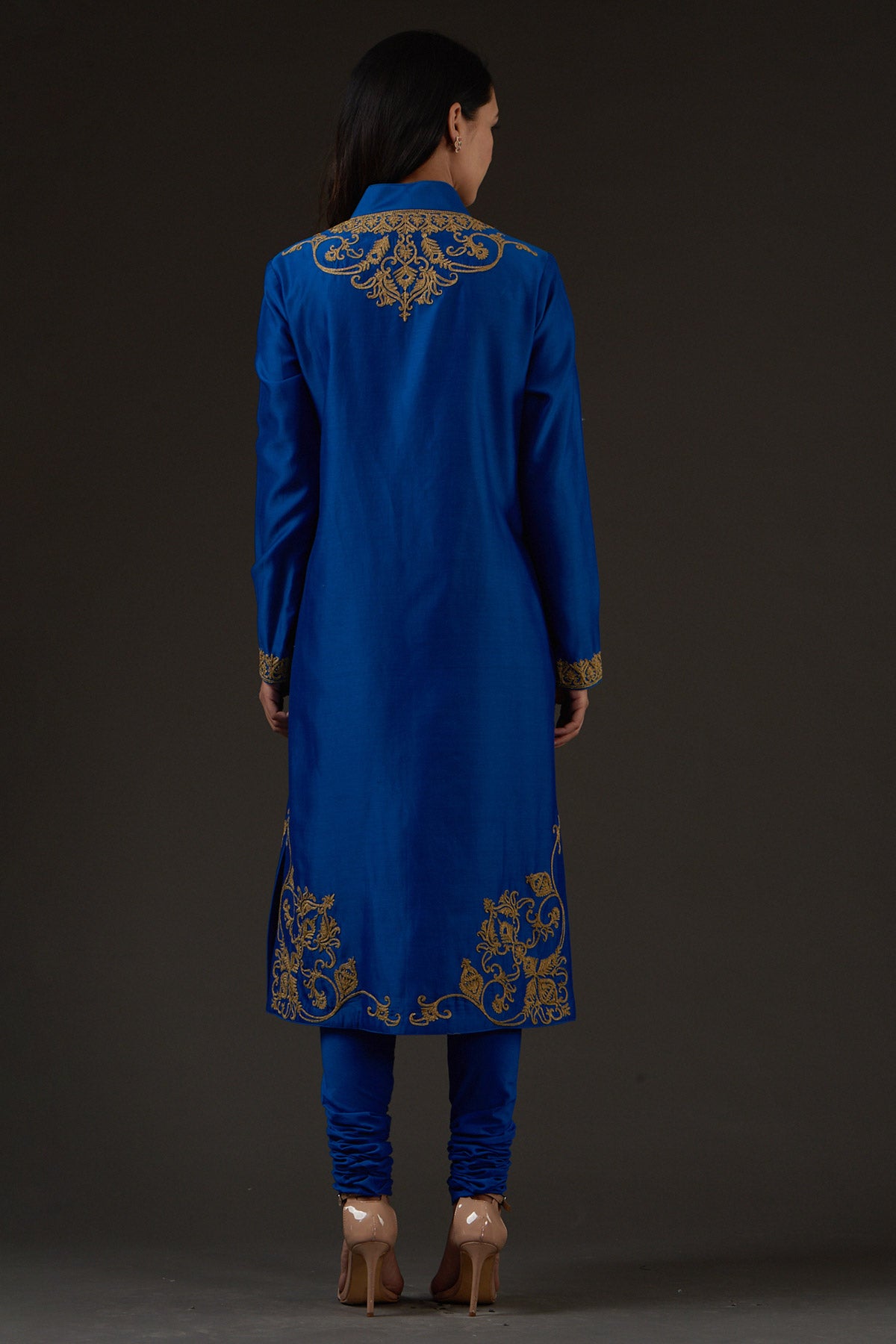 Embroidered Straight Kurta Set