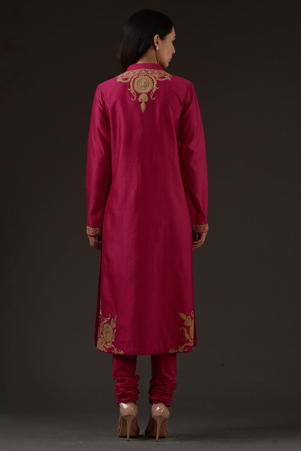 Embroidered Straight Kurta Set